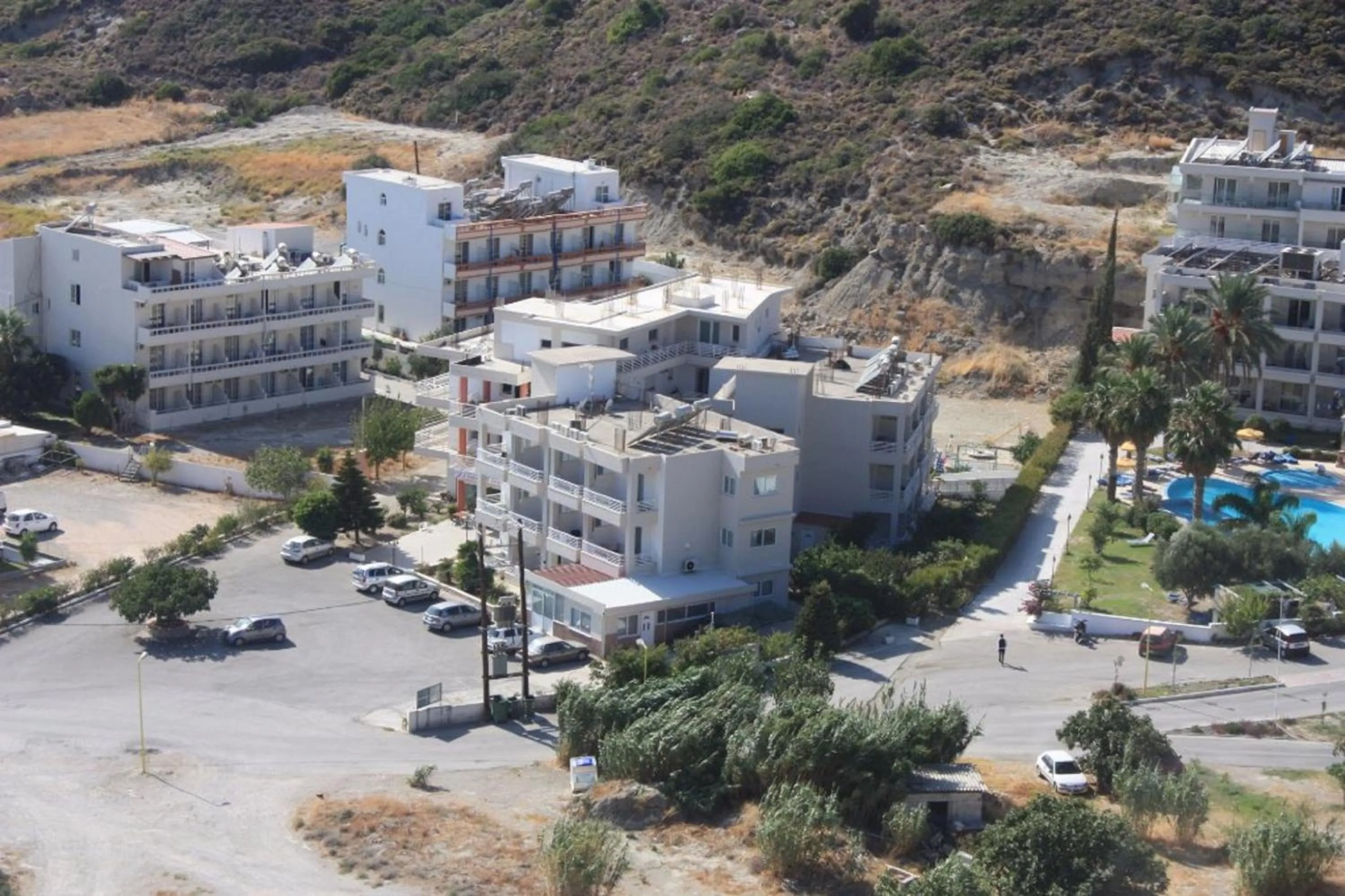 Bird's eye view in Faliraki Dream Studios & Apartments