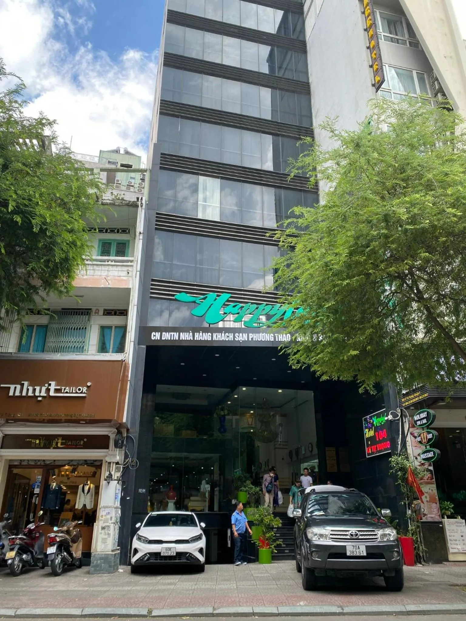 Property building in Happy Land Hotel