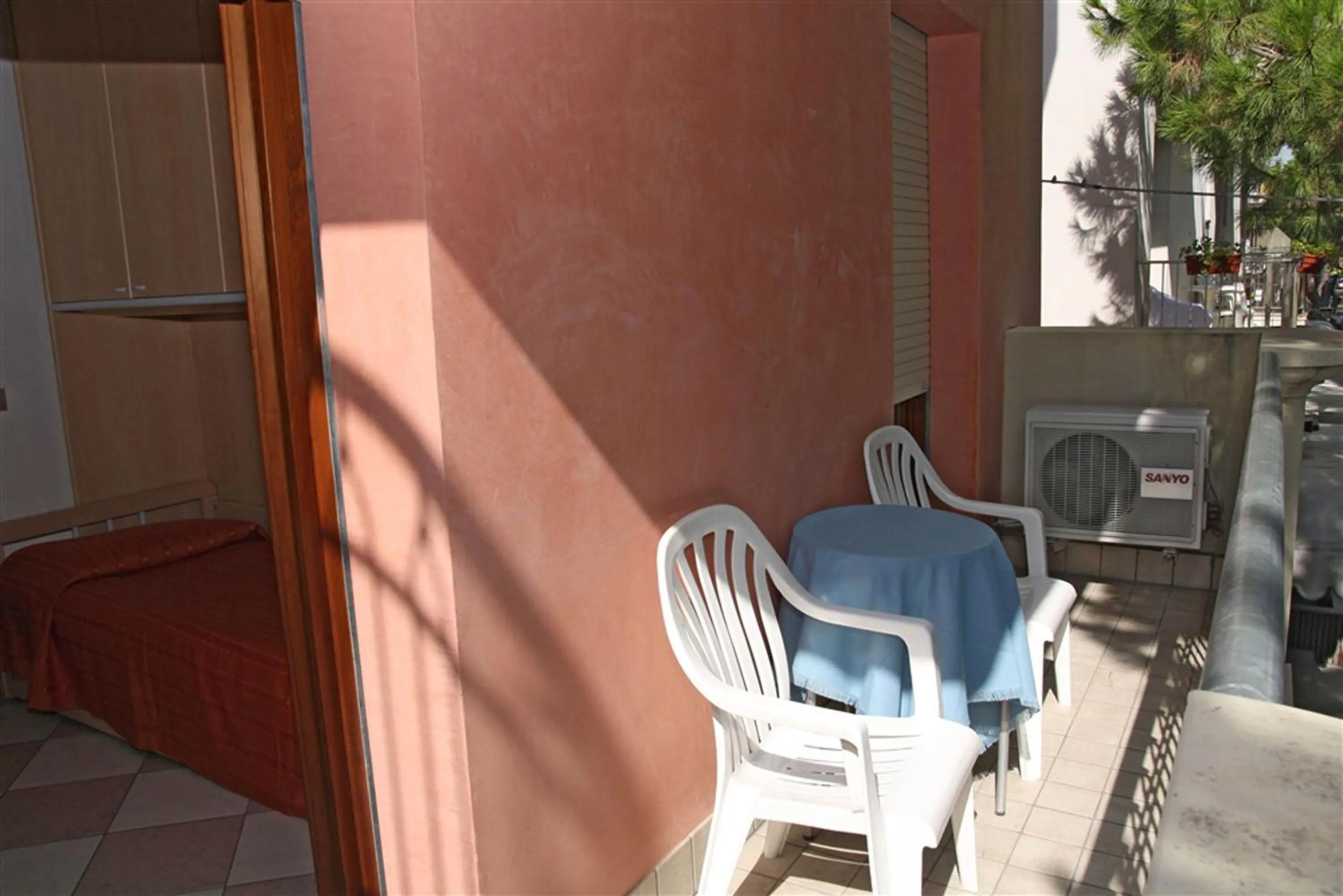 Balcony/Terrace in Family Apartments Residence Trieste