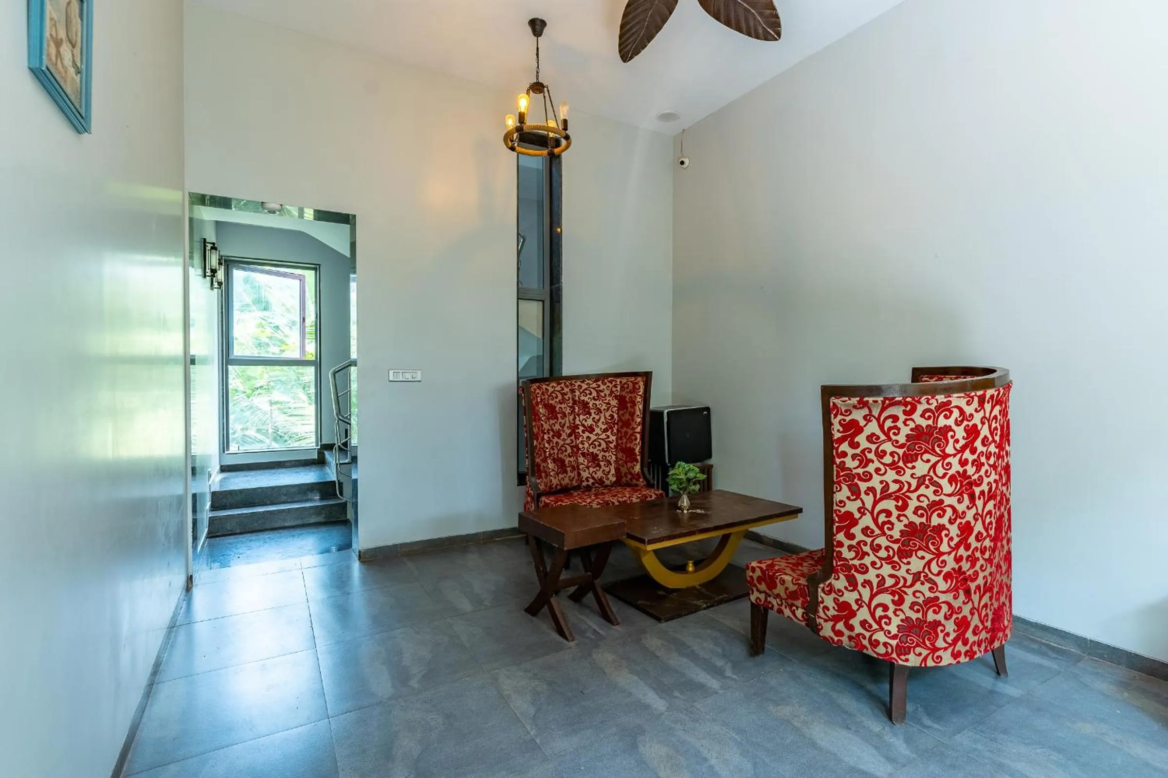 Seating area in Zense Candolim