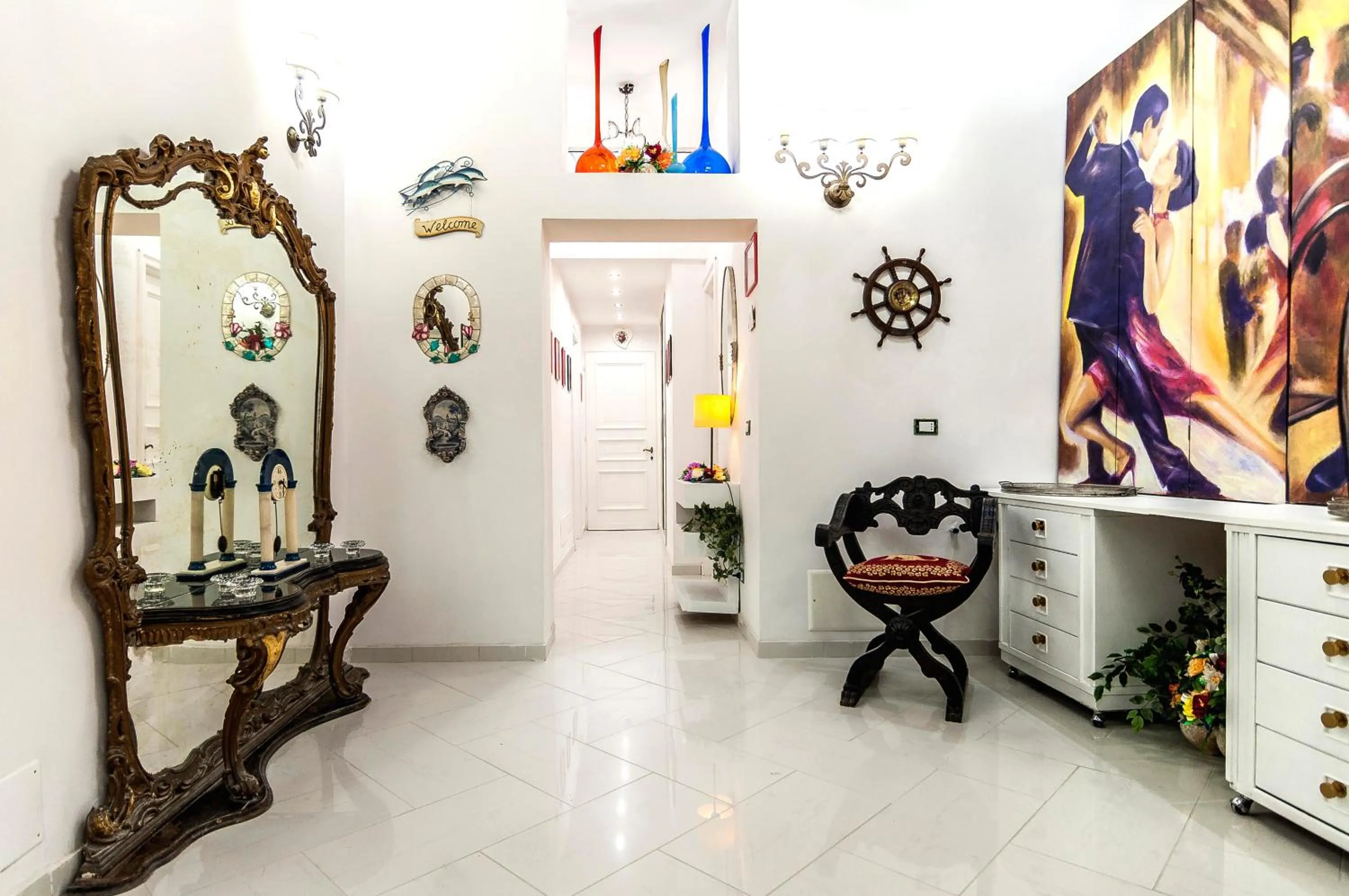 Lobby or reception in Il Veliero B&B