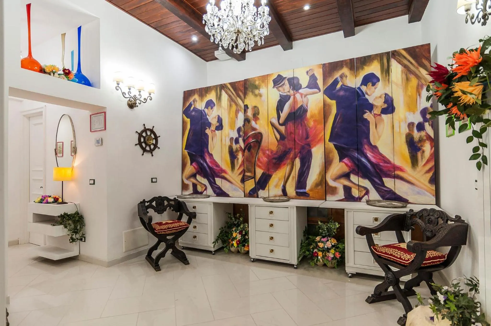 Seating area in Il Veliero B&B