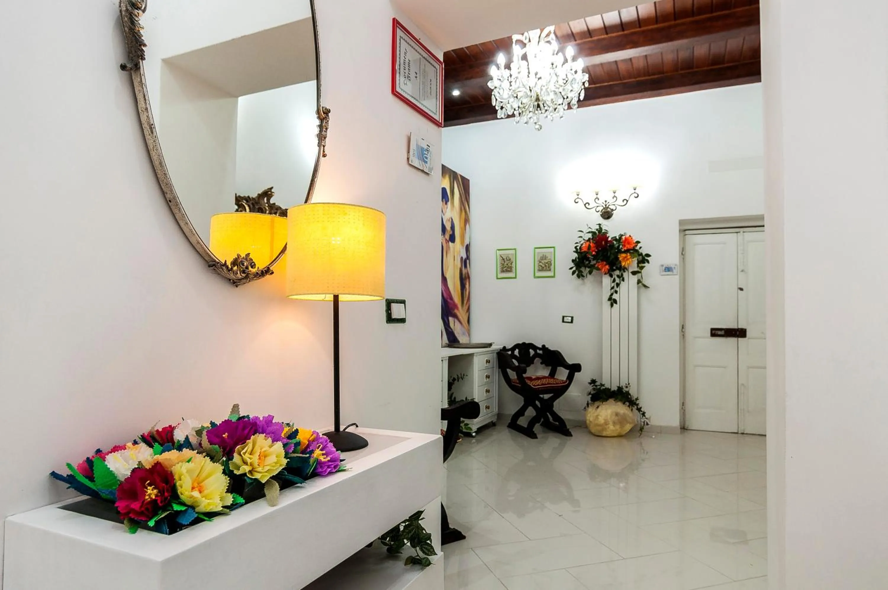 Lobby or reception in Il Veliero B&B