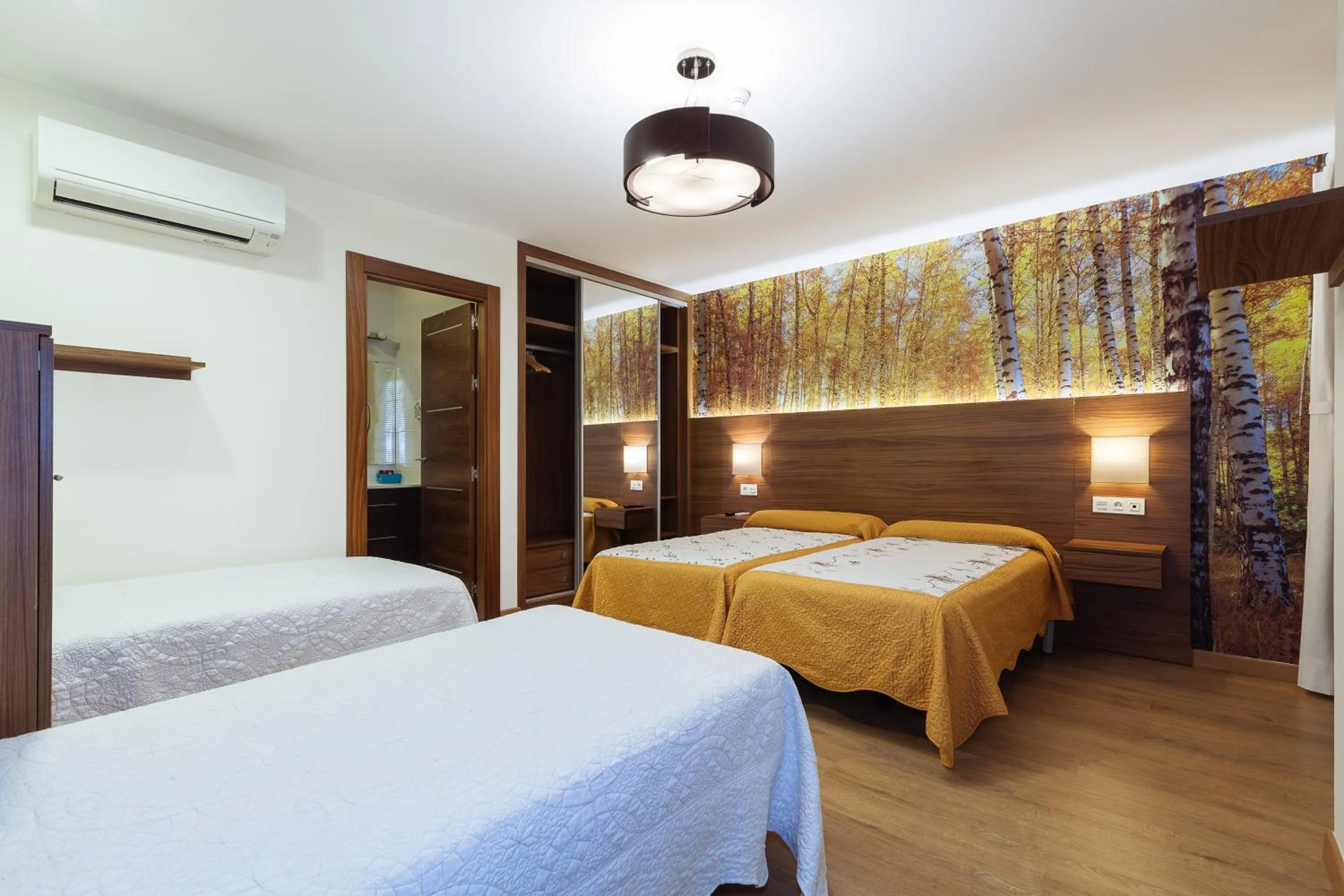 Decorative detail, Bed in Hostal Arriola