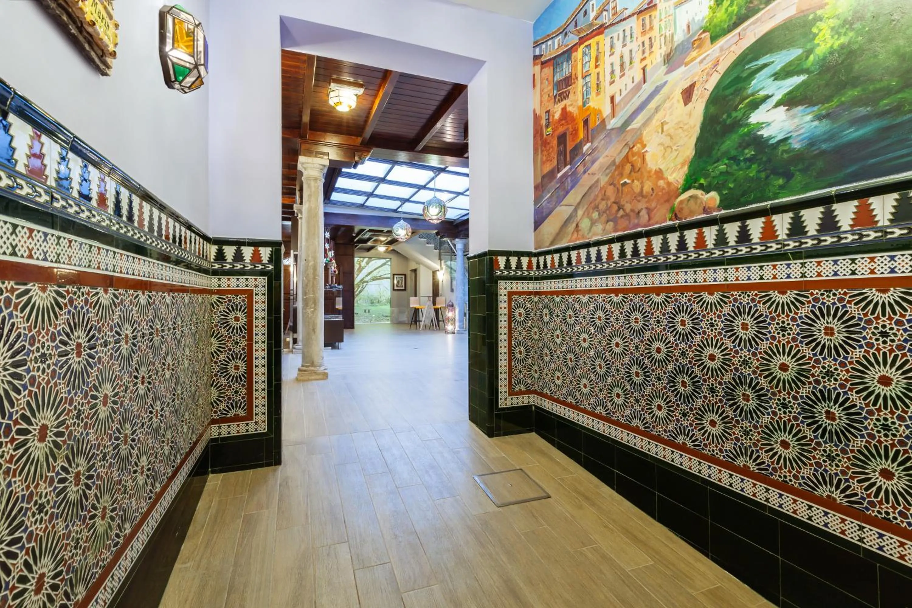 Lobby or reception in Hostal Arriola