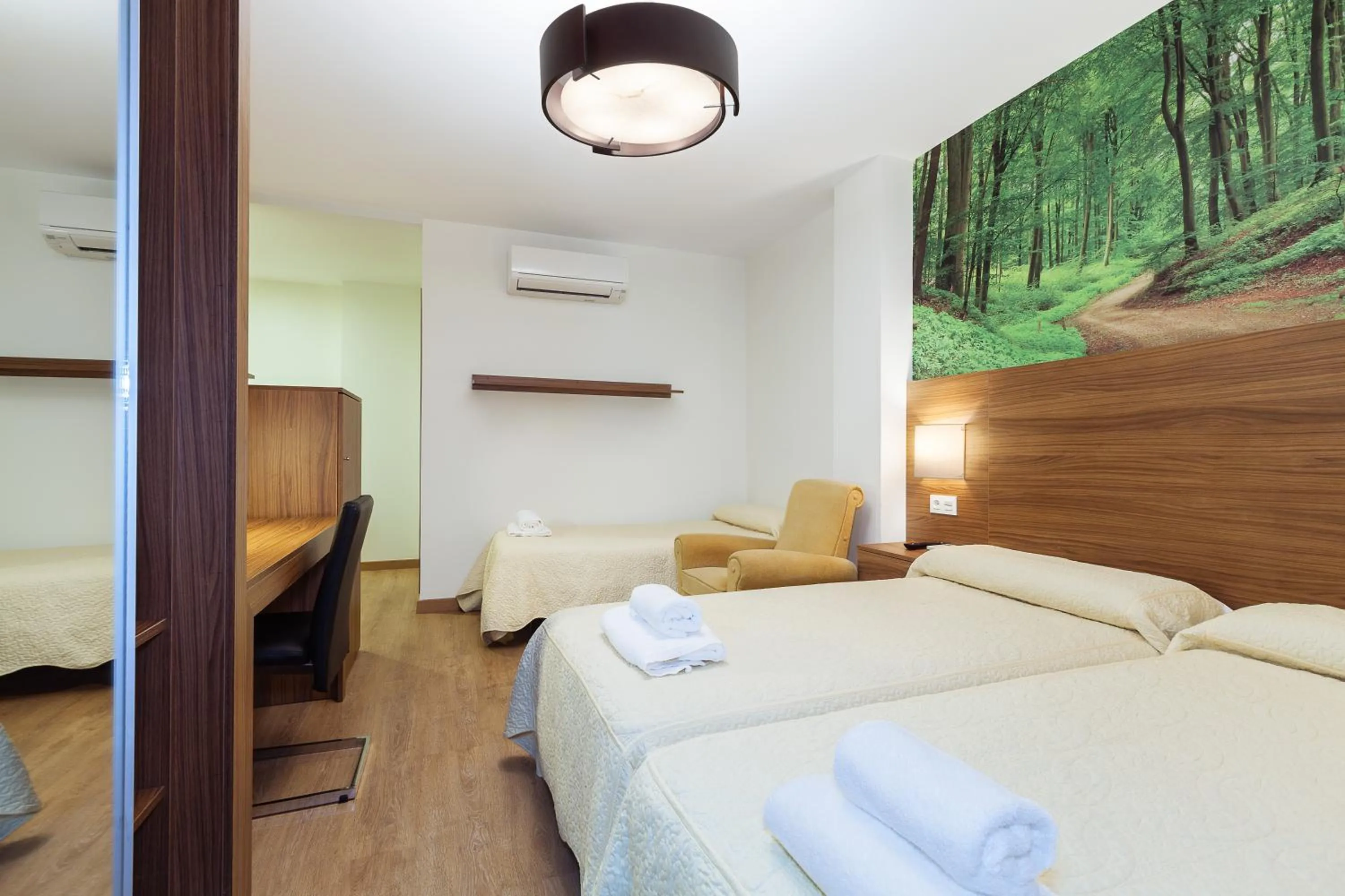 Decorative detail, Bed in Hostal Arriola