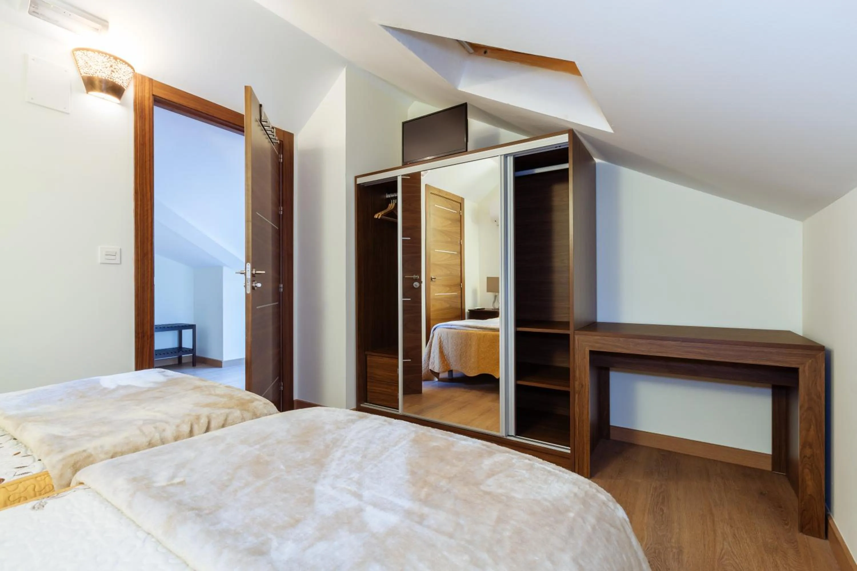 Decorative detail, Bed in Hostal Arriola