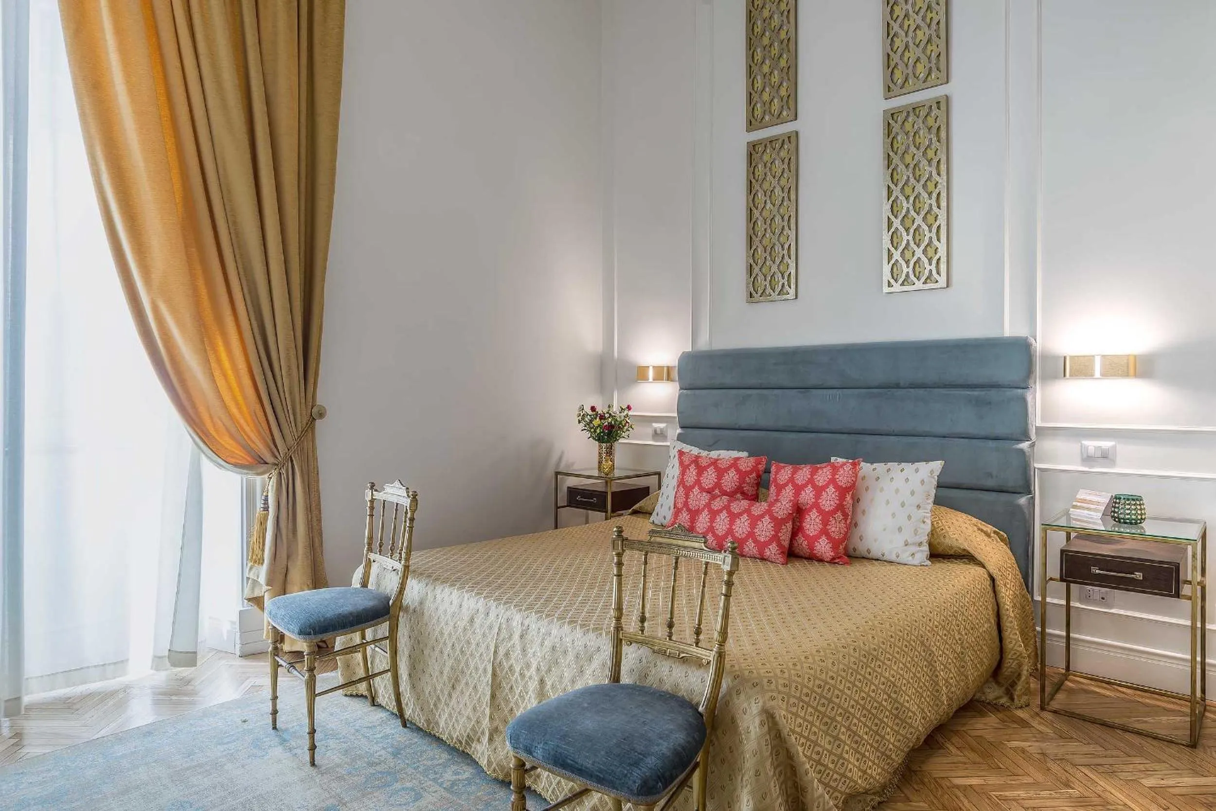 Bed in Ingrami Suites and Spa