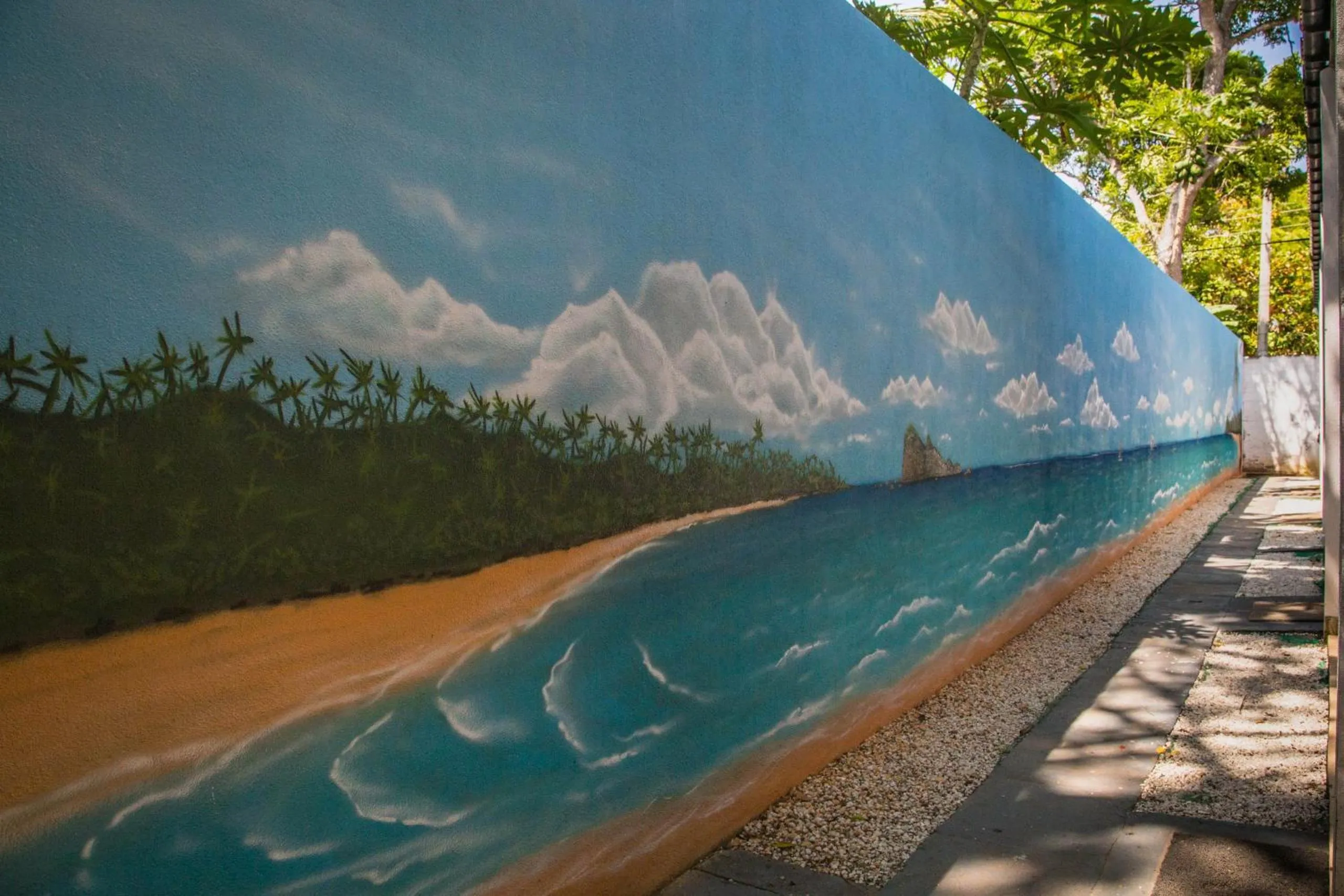 Facade/entrance in Hostel First Mirissa