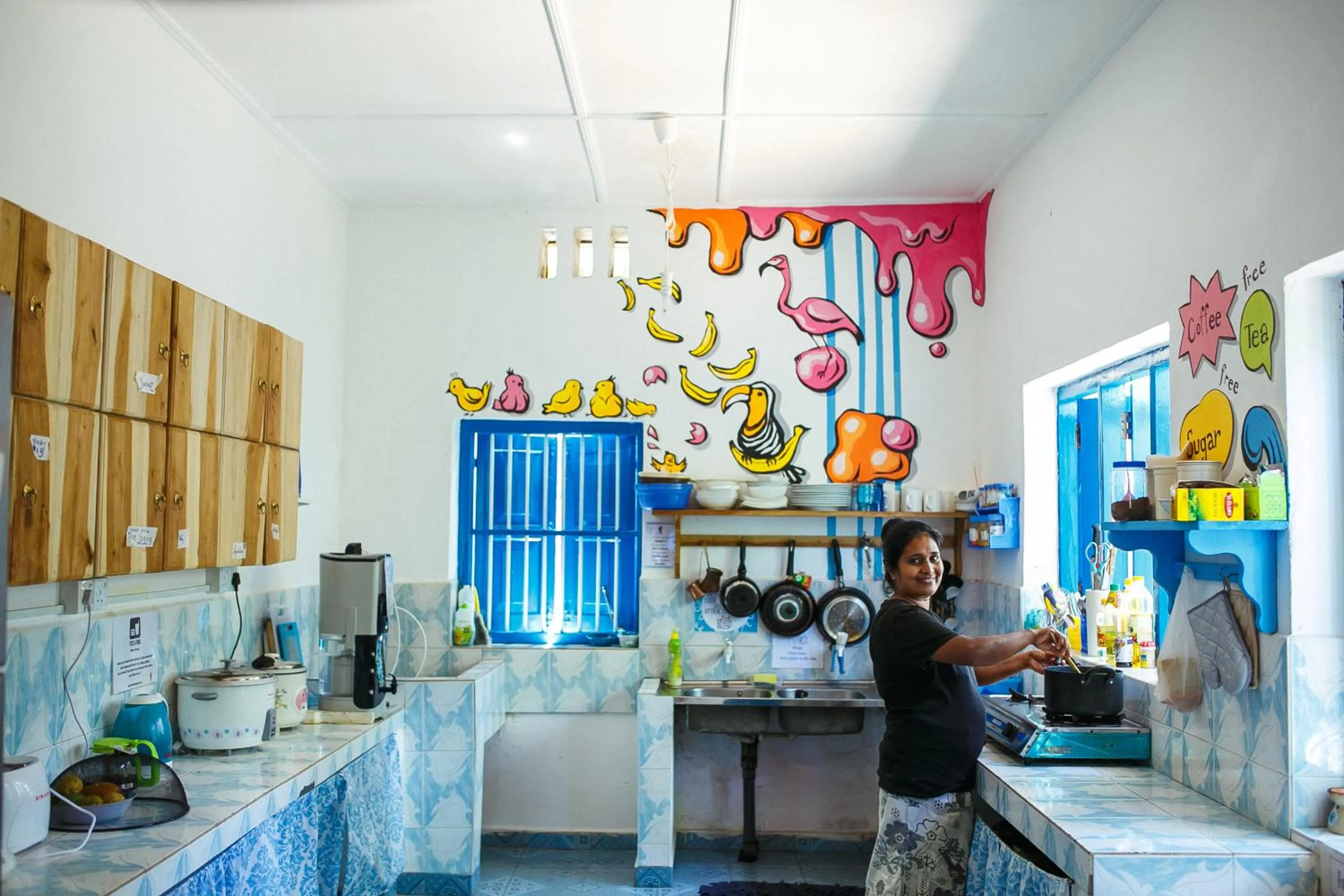 Staff in Hostel First Mirissa