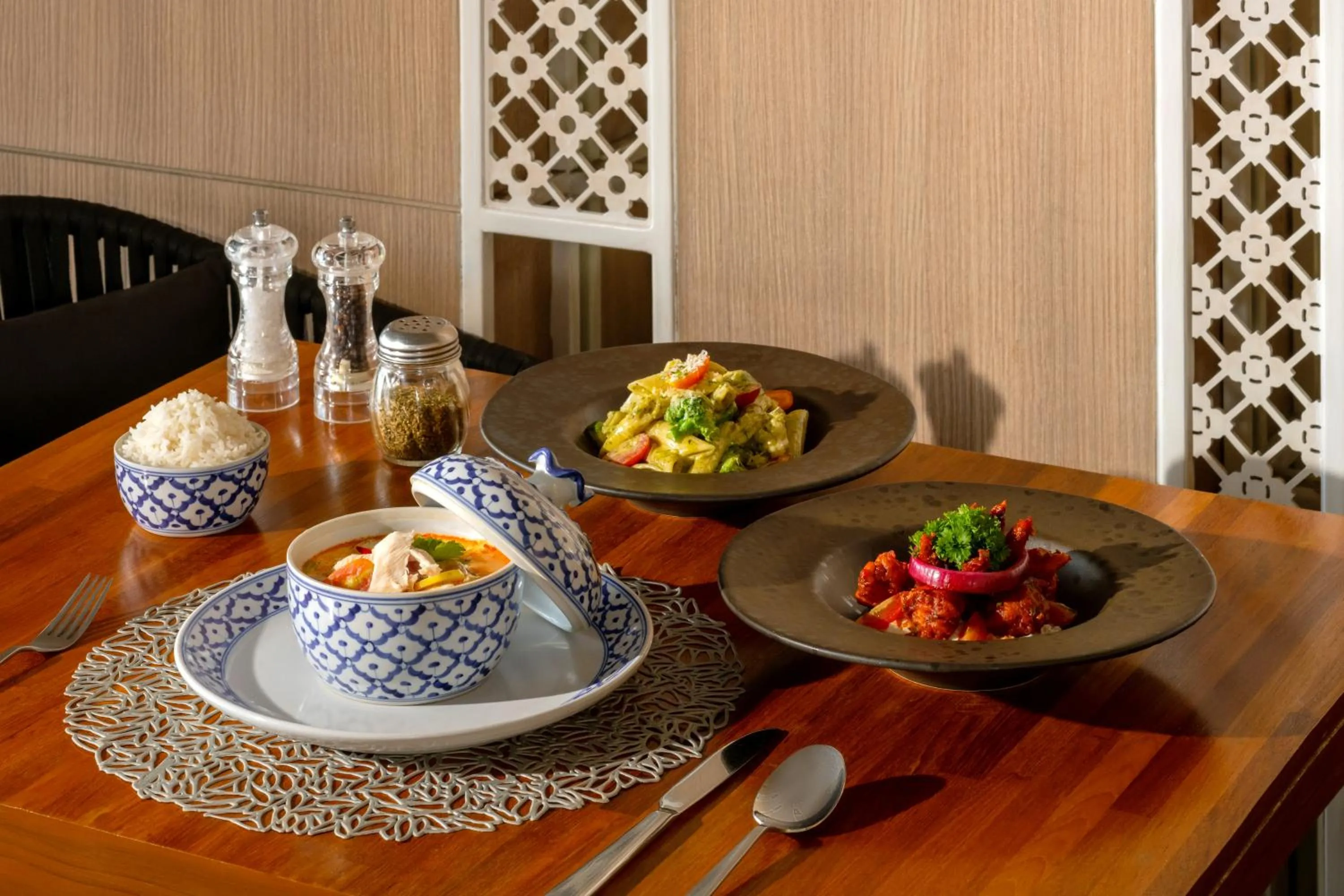 Food in Andaman Beach Hotel Phuket - Handwritten Collection