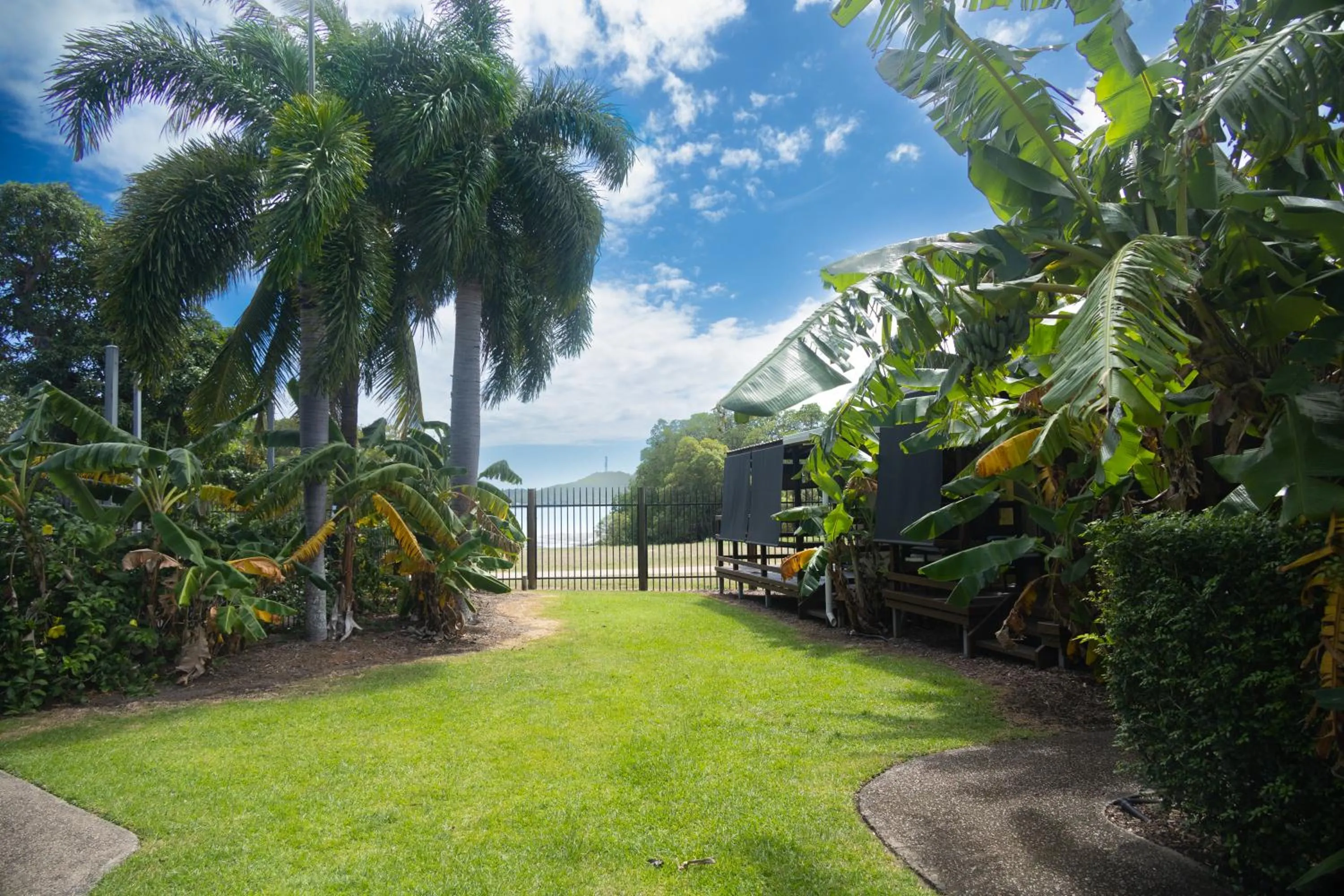 Garden view in Wongai Beach Hotel
