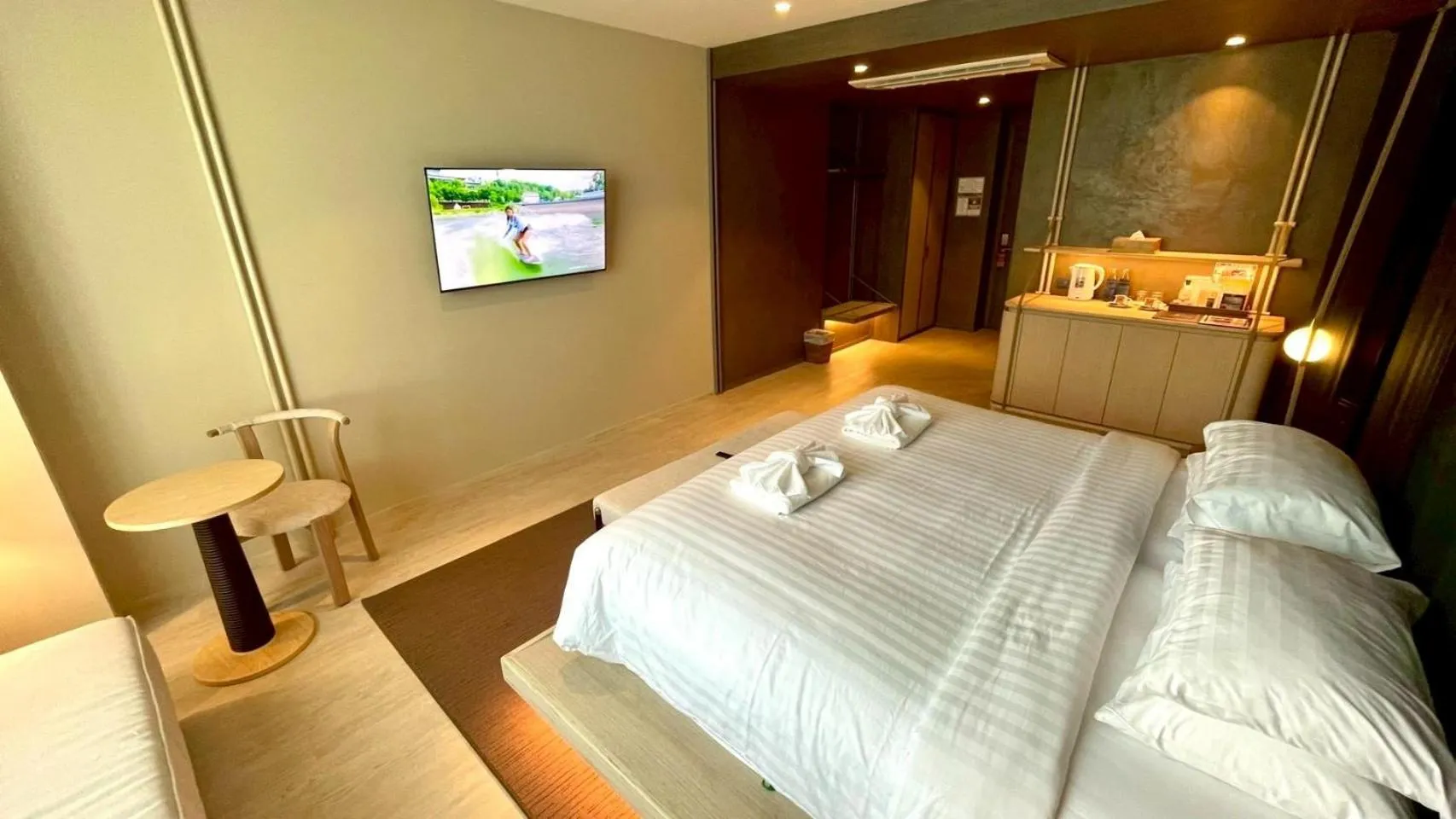 Bed in Grand Vista Hotel Chiangrai