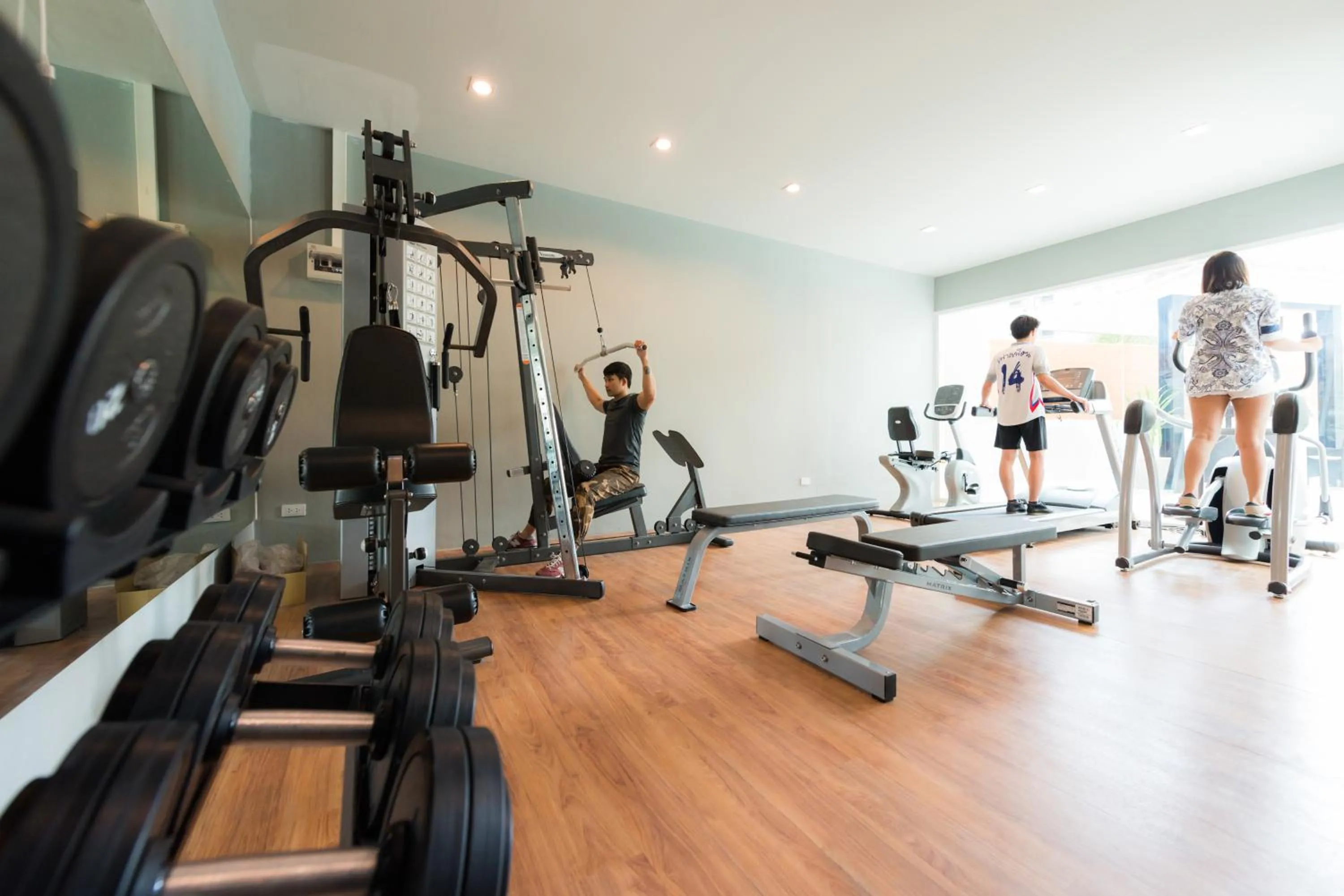 Fitness centre/facilities in Grand Vista Hotel Chiangrai