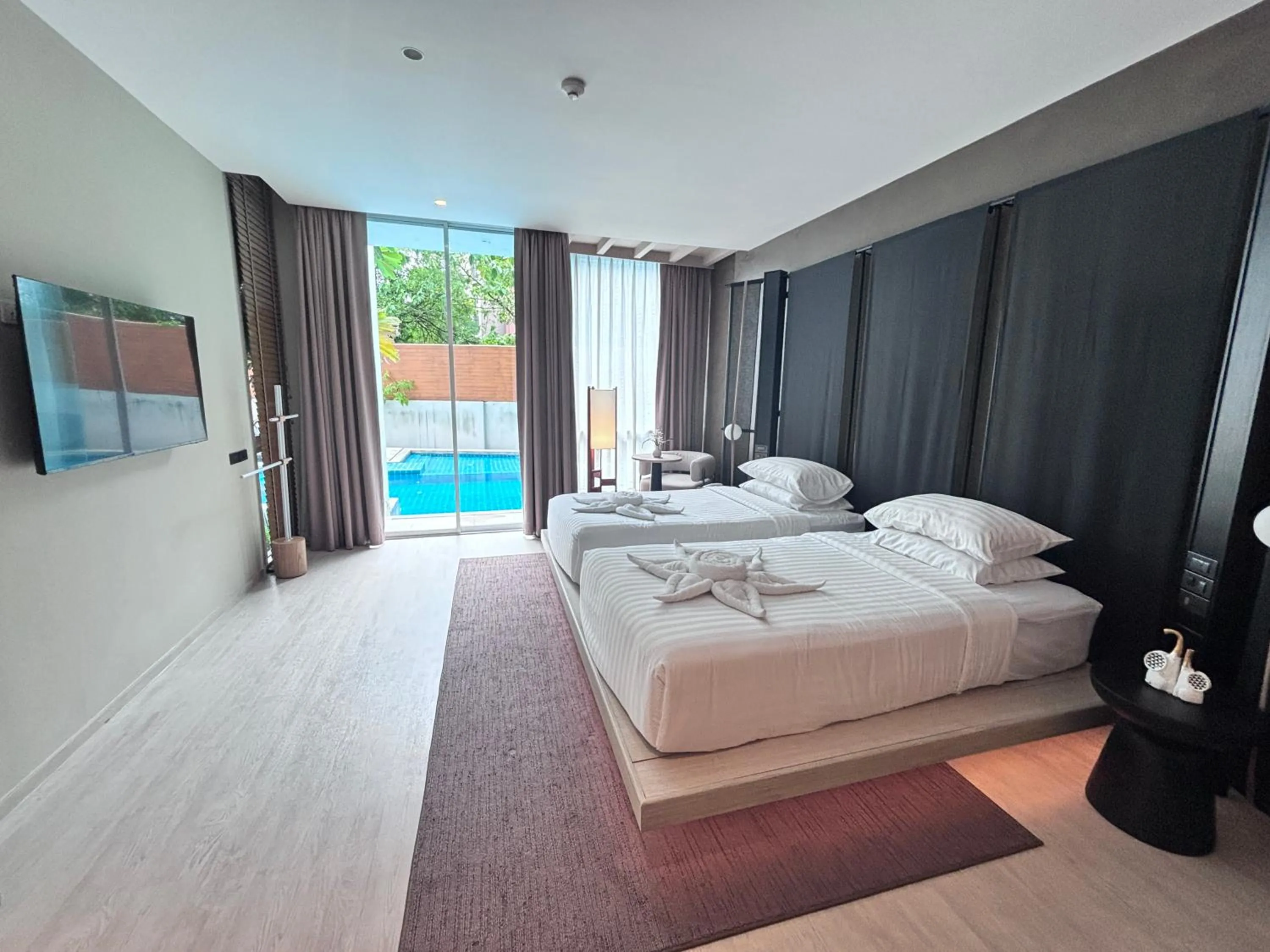 TV and multimedia, Bed in Grand Vista Hotel Chiangrai