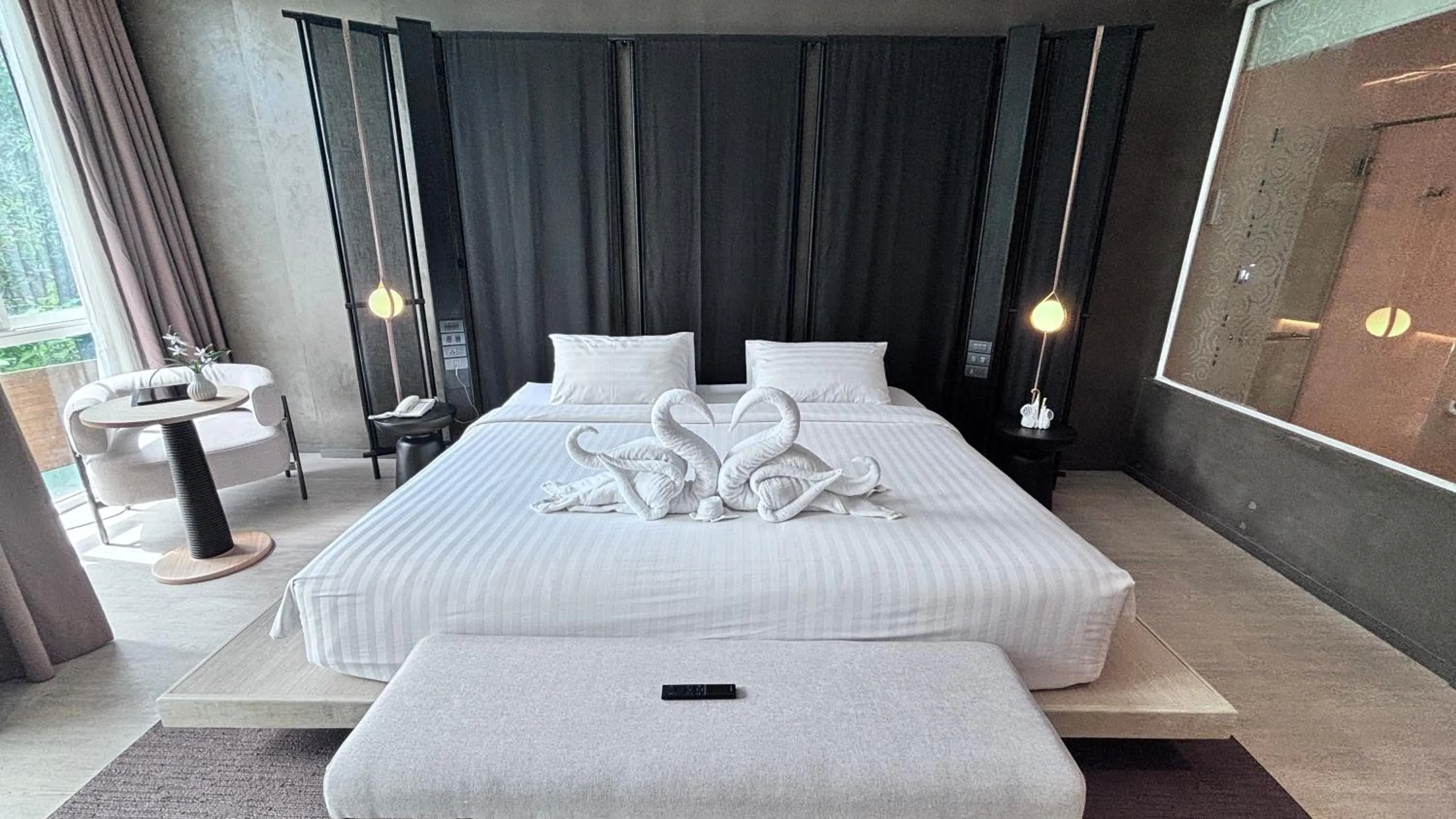 Bed in Grand Vista Hotel Chiangrai