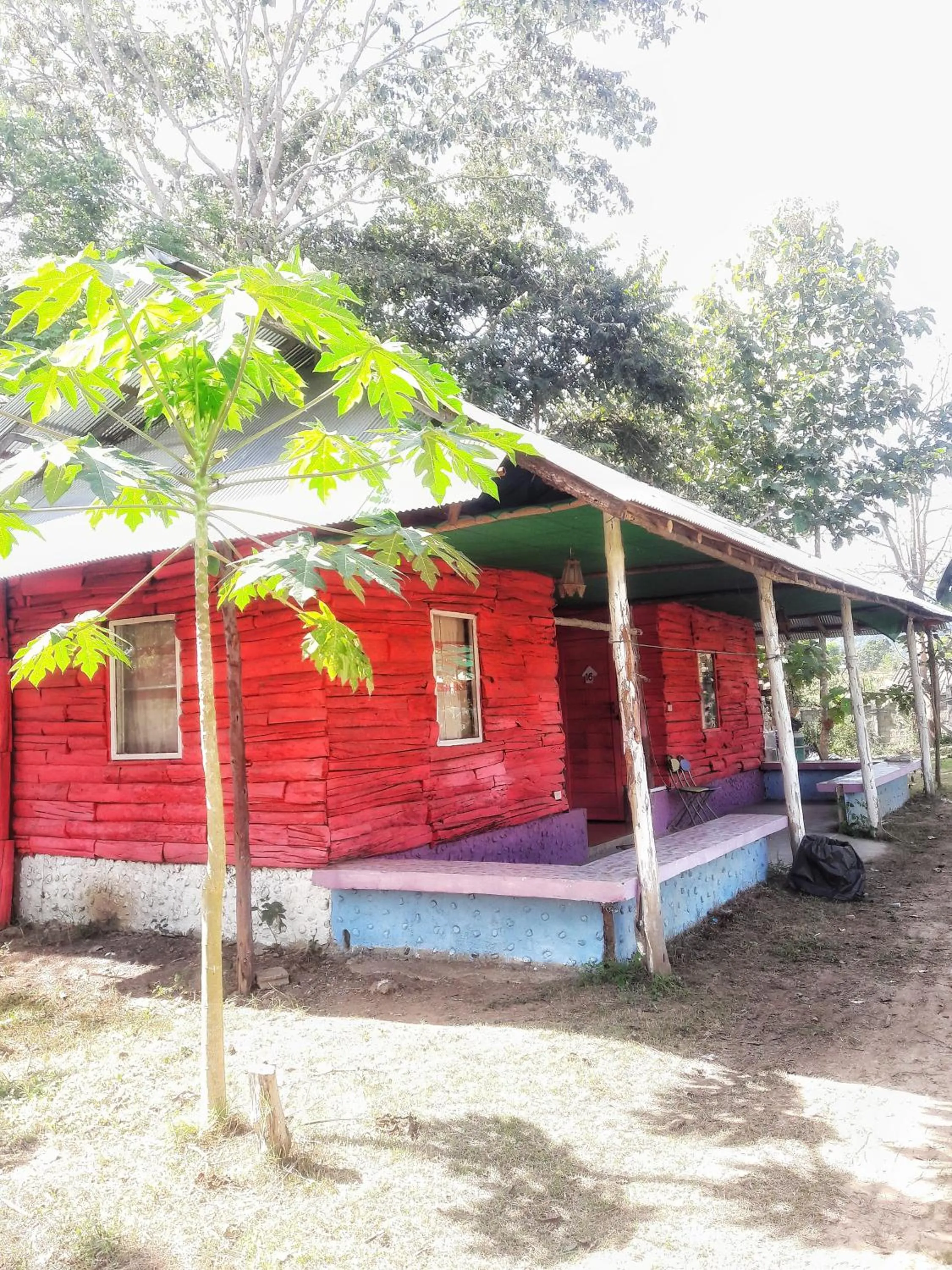 Facade/entrance in Pai Forest Resort