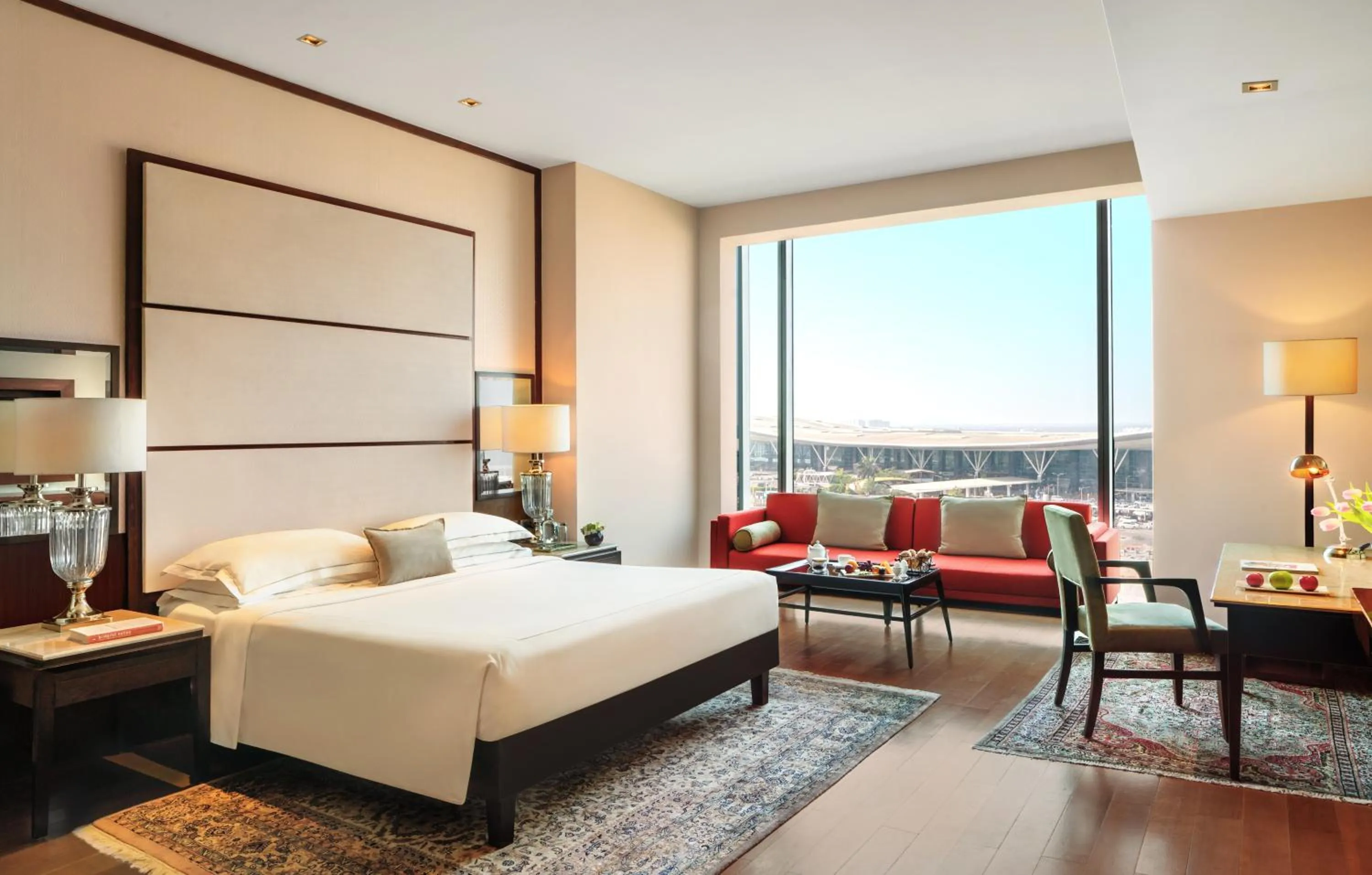 Bed in Taj Bangalore