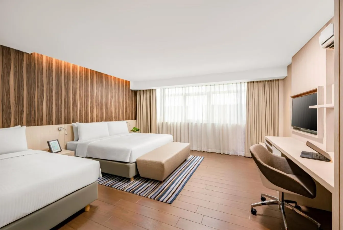 View (from property/room), Bed in Oasia Suites Kuala Lumpur by Far East Hospitality