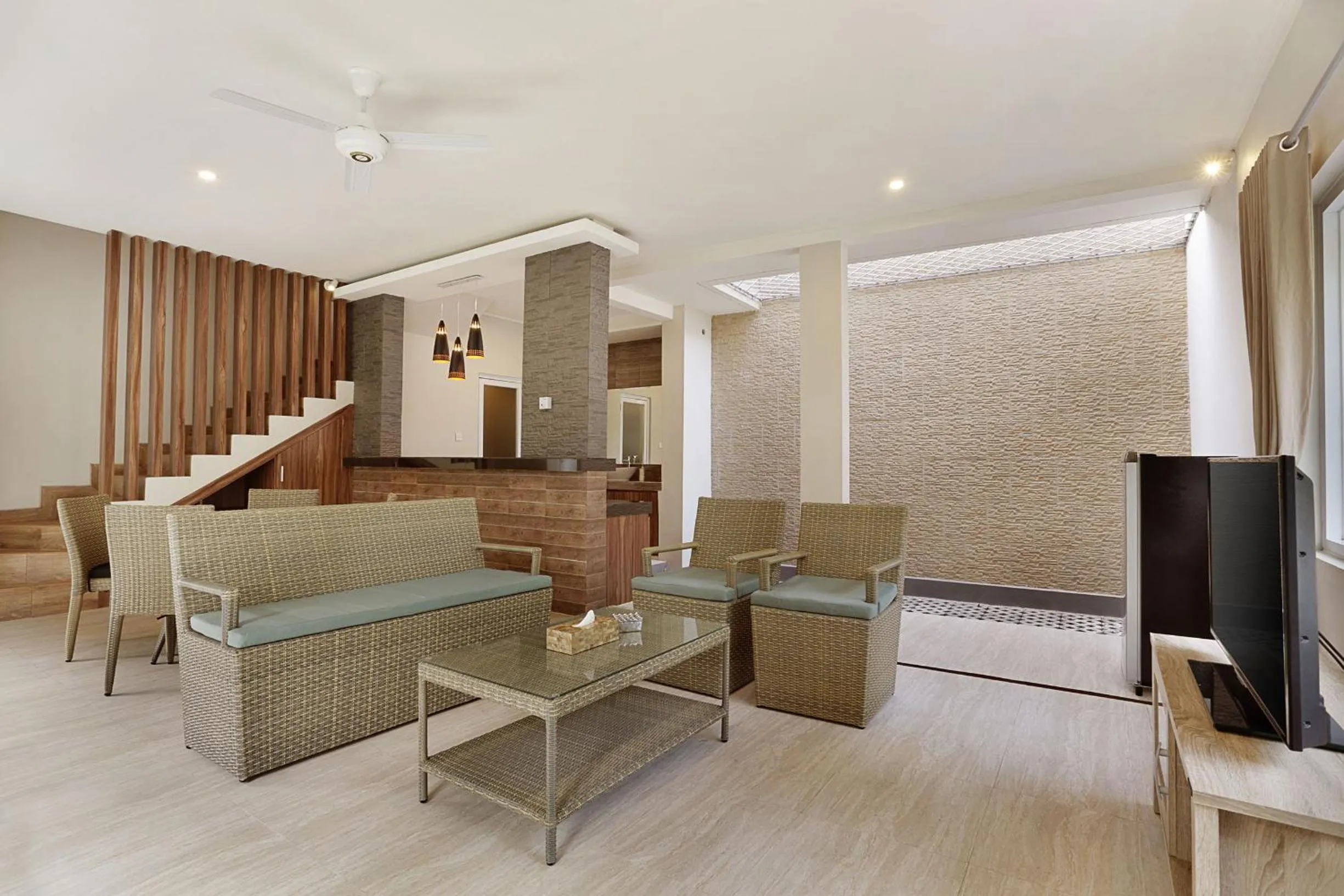 Living room in Askara Canggu Townhouse