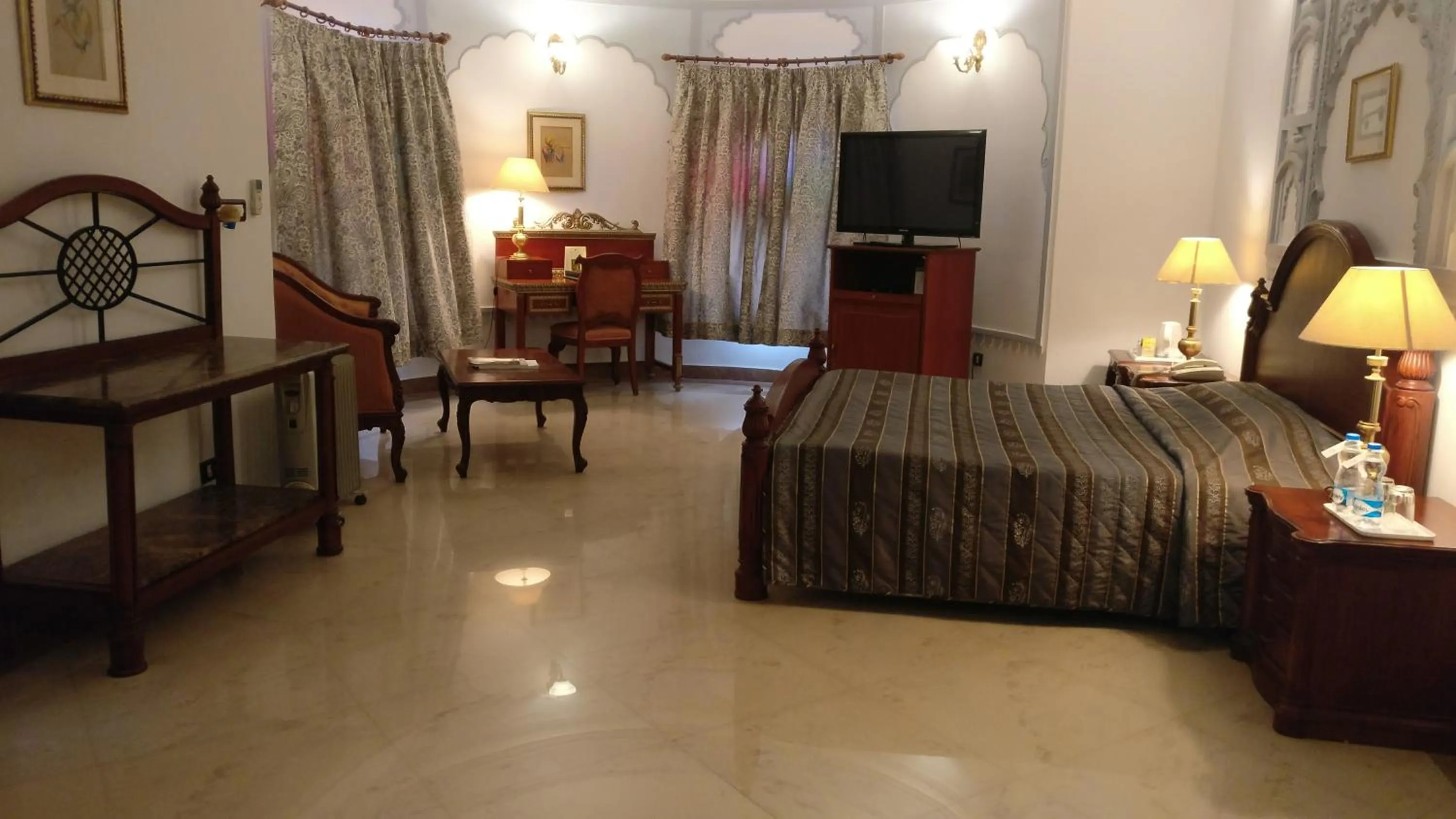 Bedroom, Bed in Welcomhotel by ITC Hotels, Fort & Dunes, Khimsar