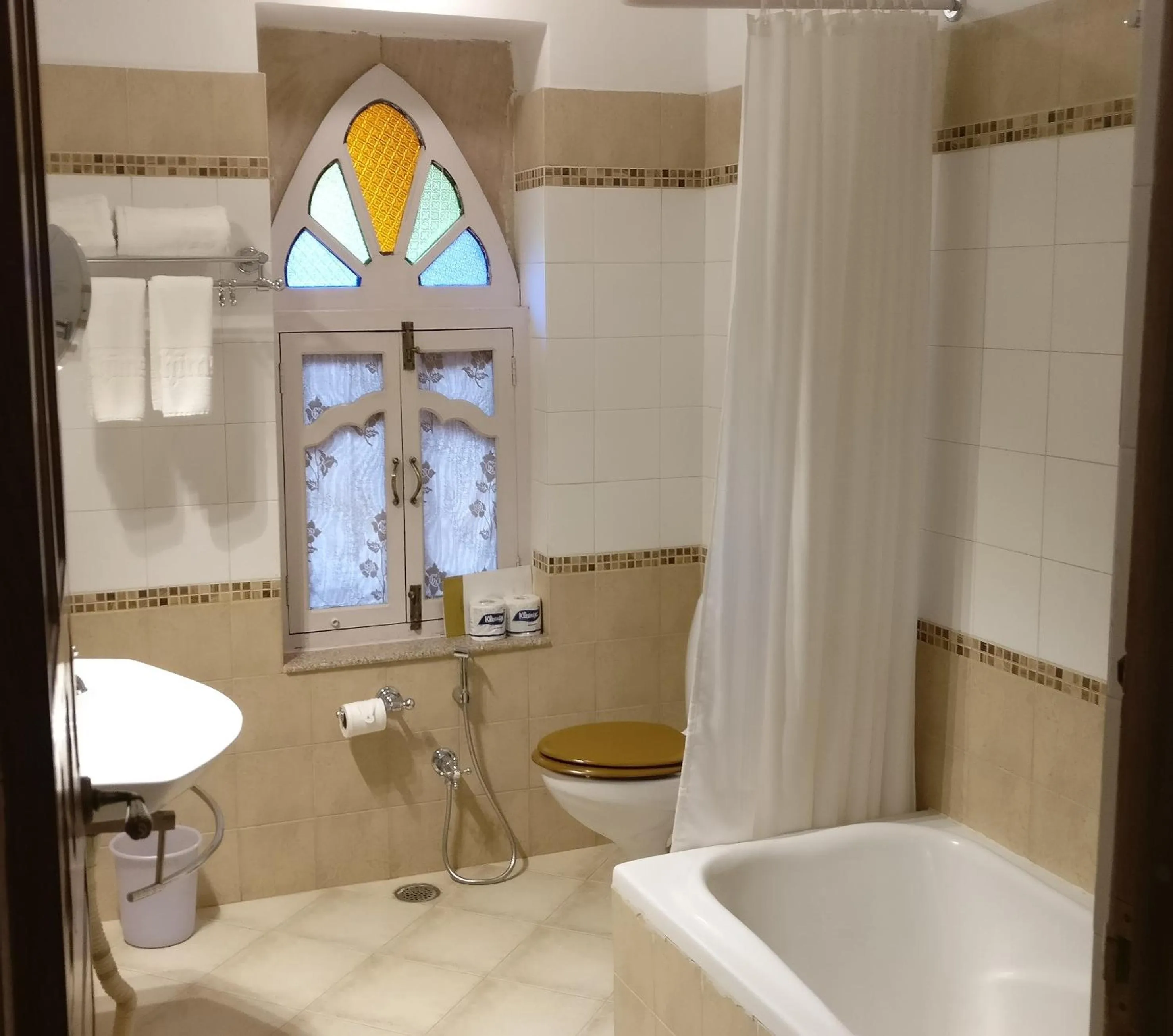 Bathroom in Welcomhotel by ITC Hotels, Fort & Dunes, Khimsar