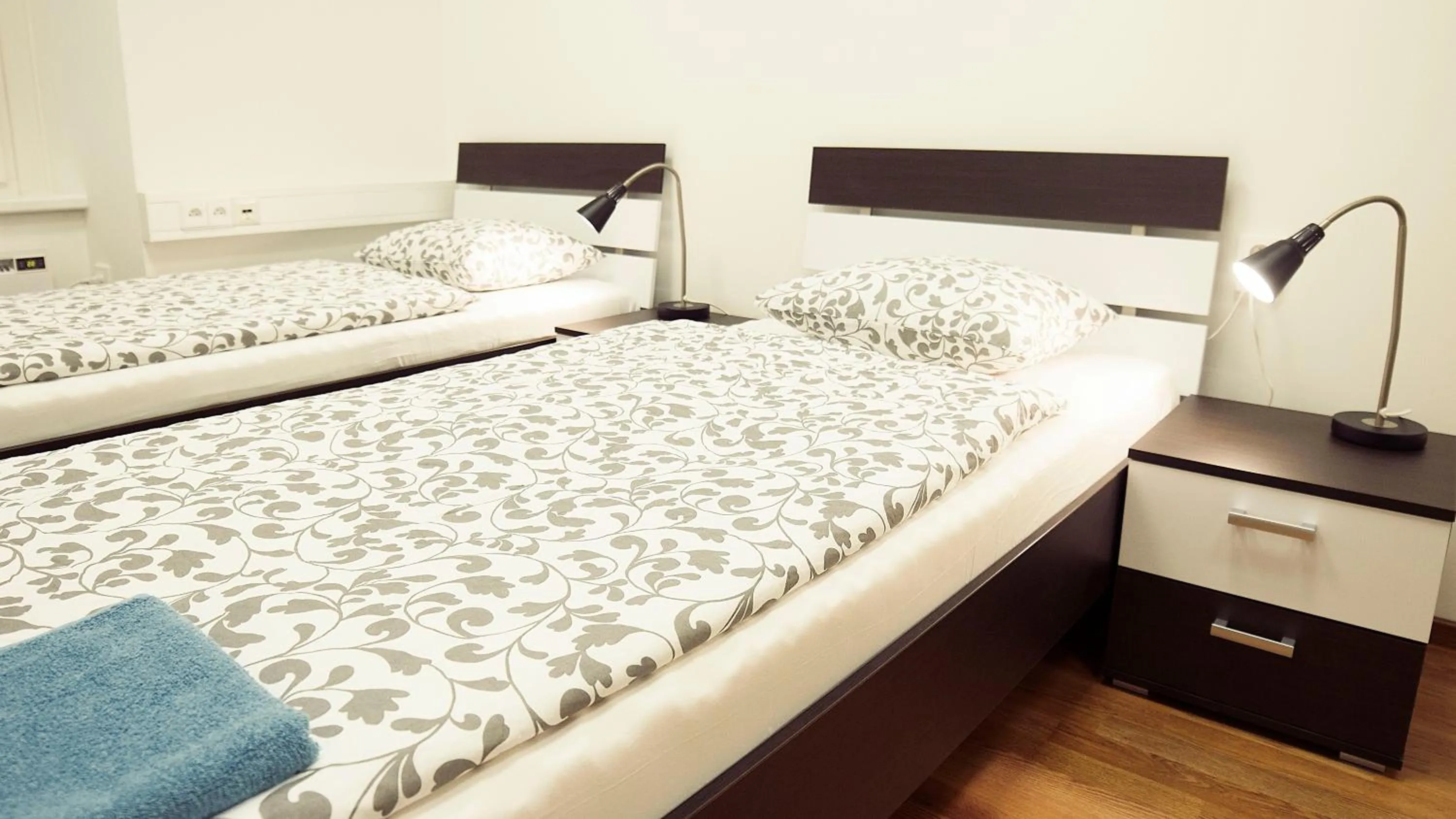 Decorative detail, Bed in Hostel Folks