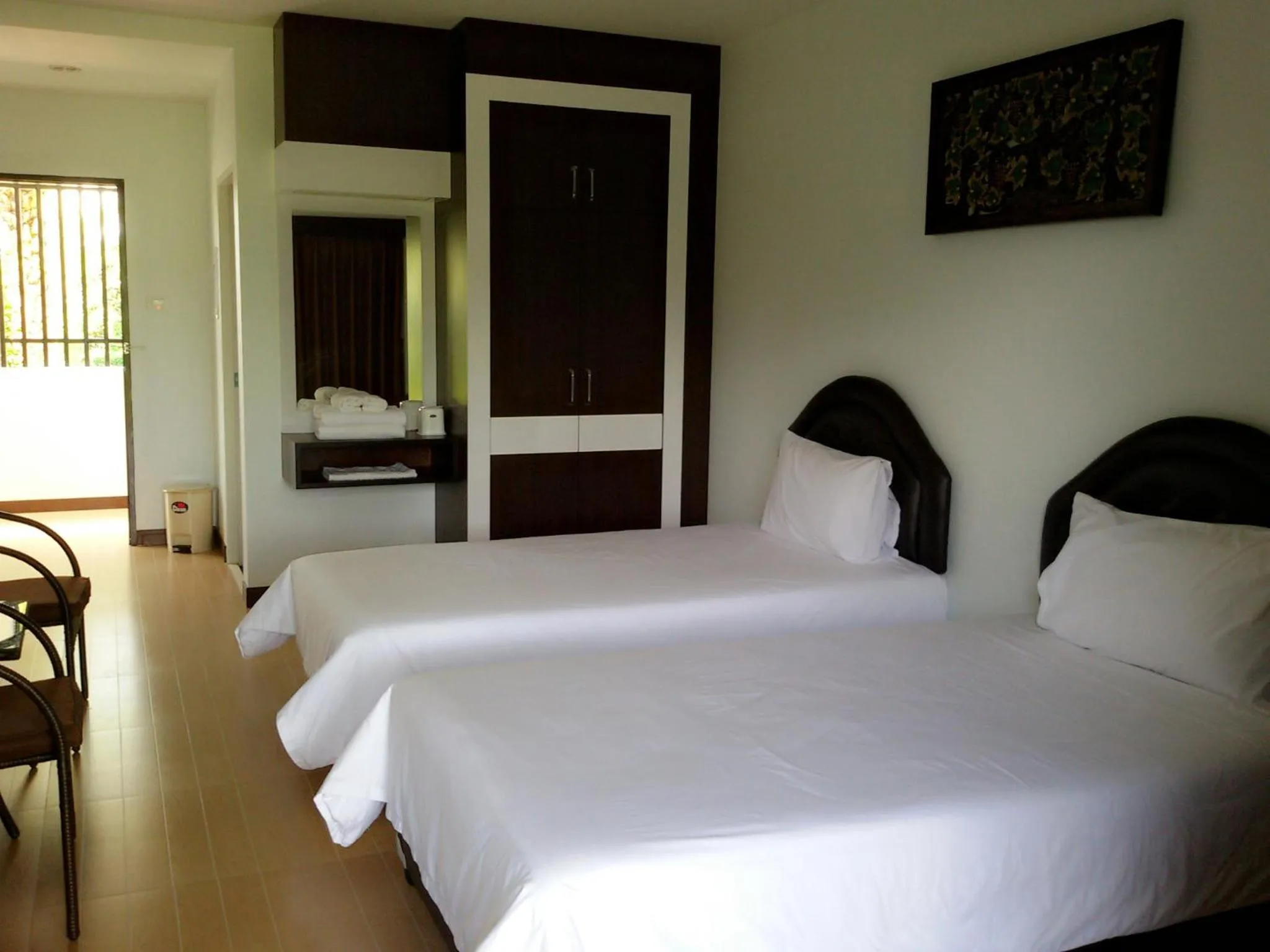 Bedroom, Bed in Evergreen Resort Chanthaburi
