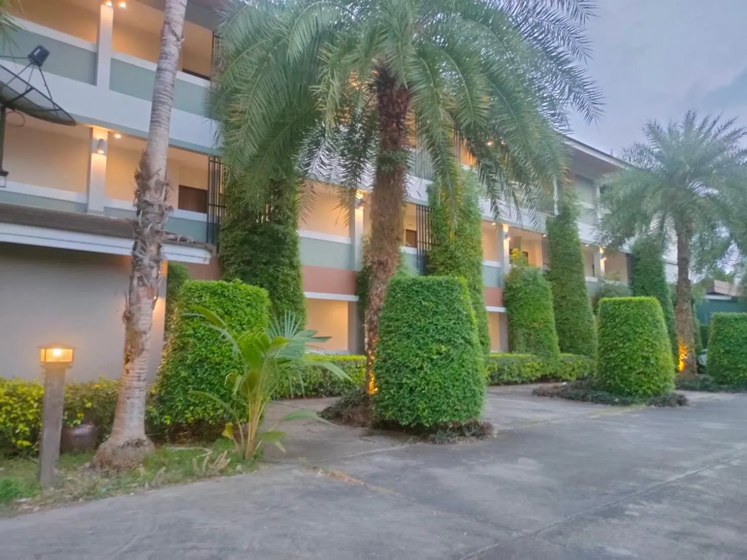 Property building in Evergreen Resort Chanthaburi