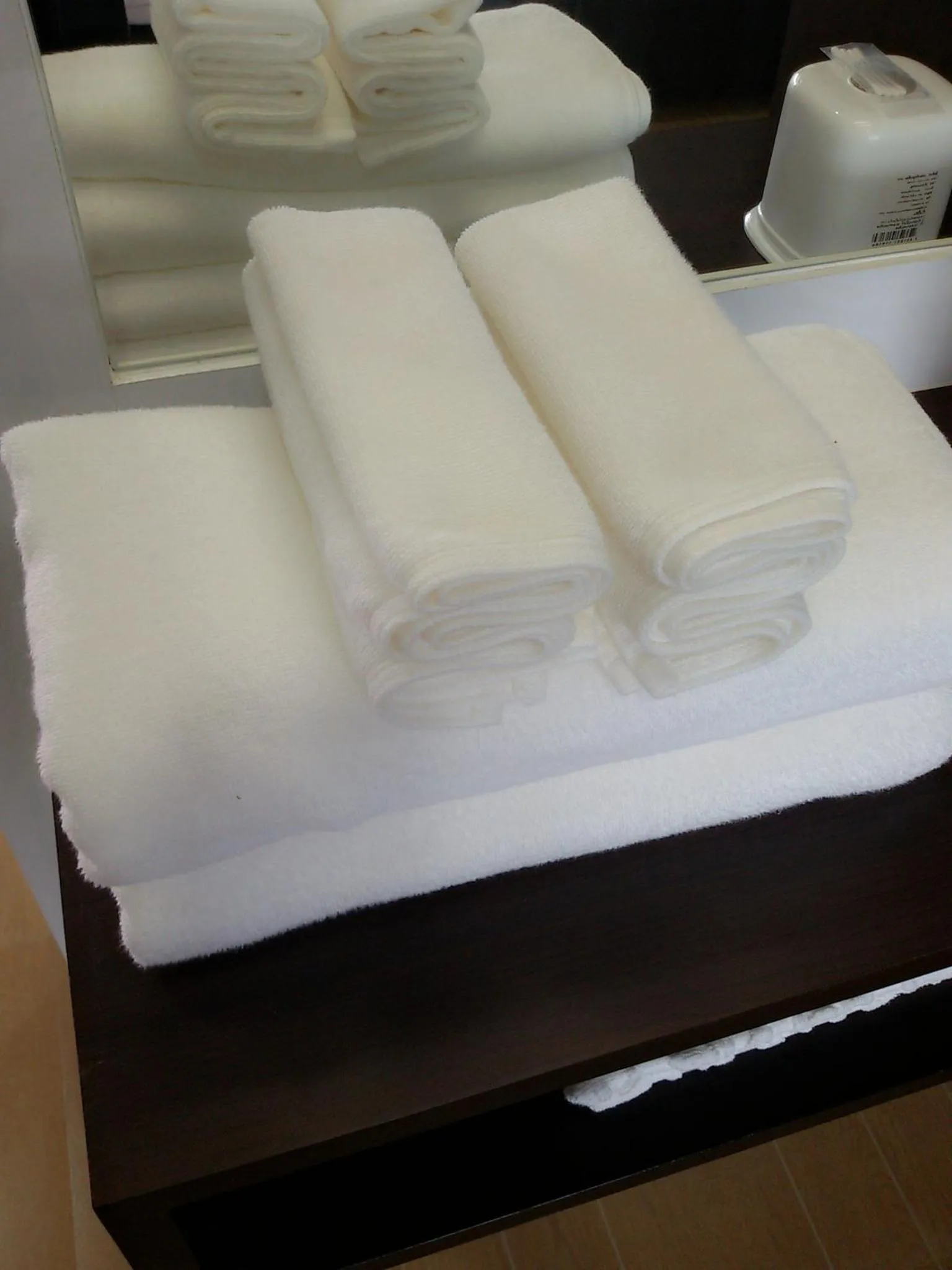 towels in Evergreen Resort Chanthaburi