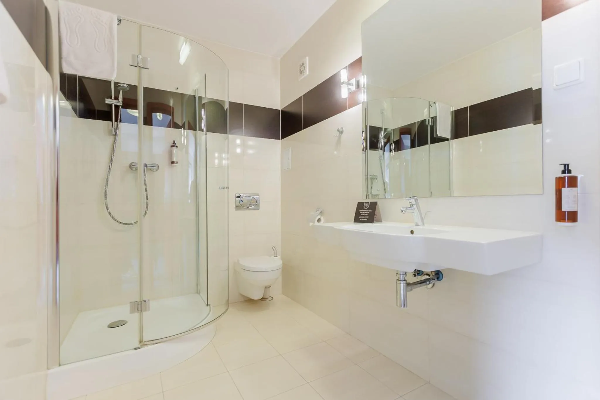 Shower in Hotel Tarnovia