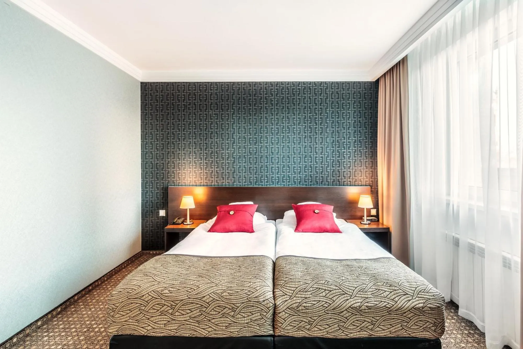 Bed in Hotel Tarnovia