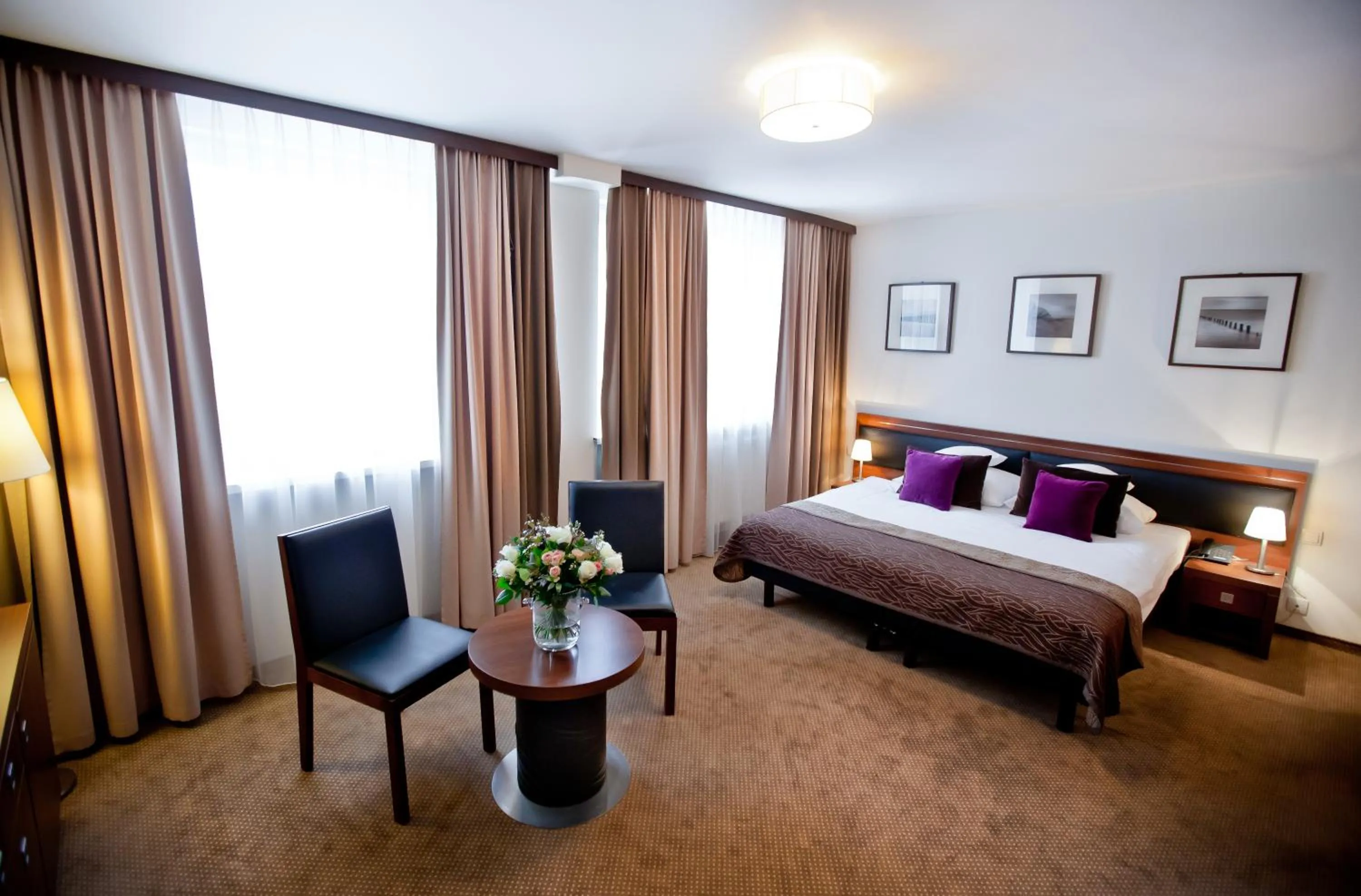 Bed in Hotel Tarnovia