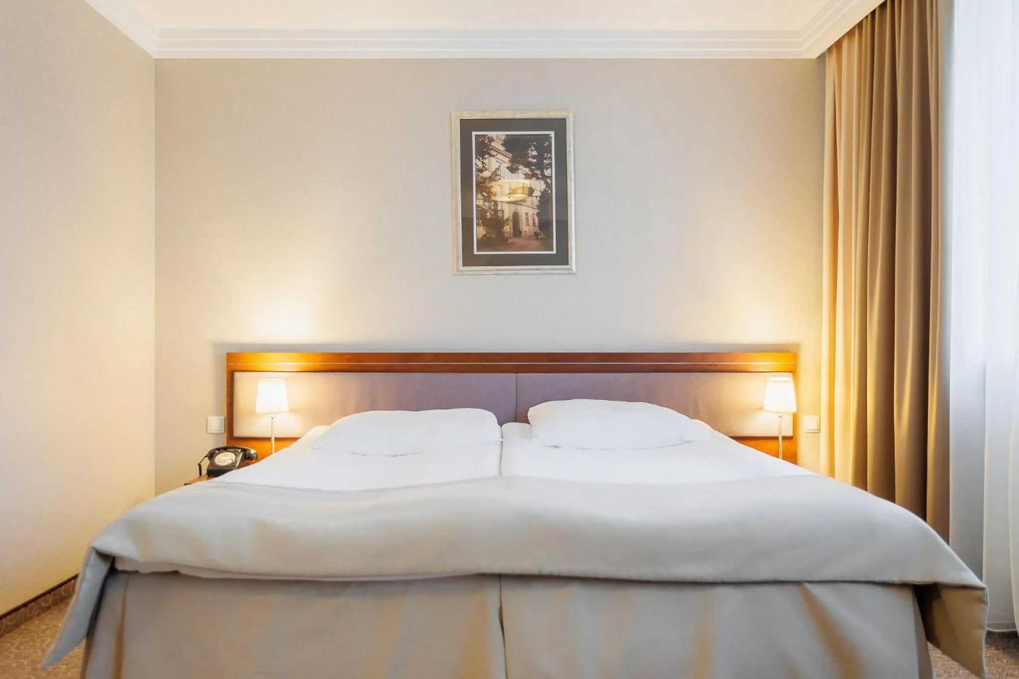 Bed in Hotel Tarnovia