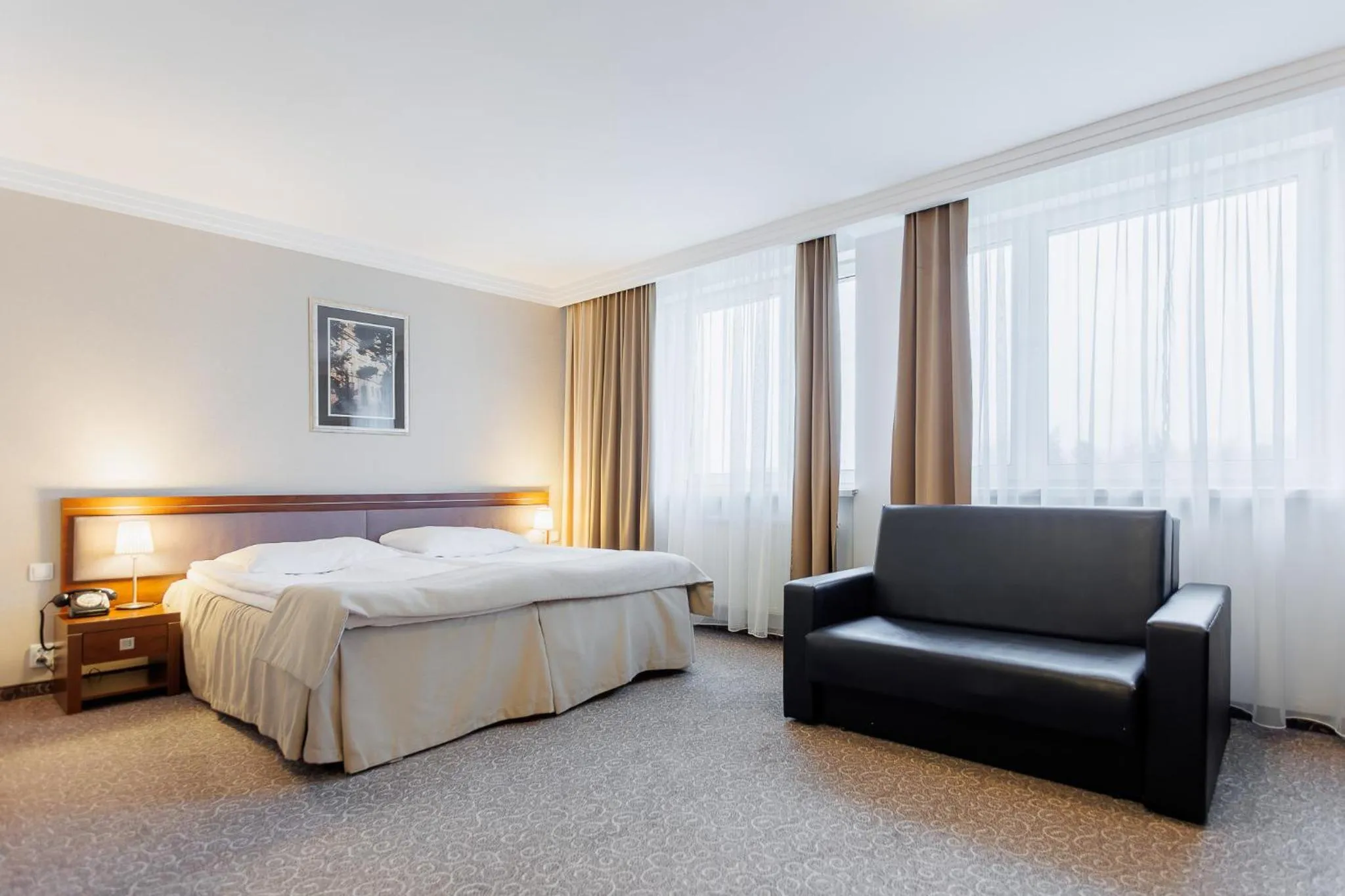 Bed in Hotel Tarnovia