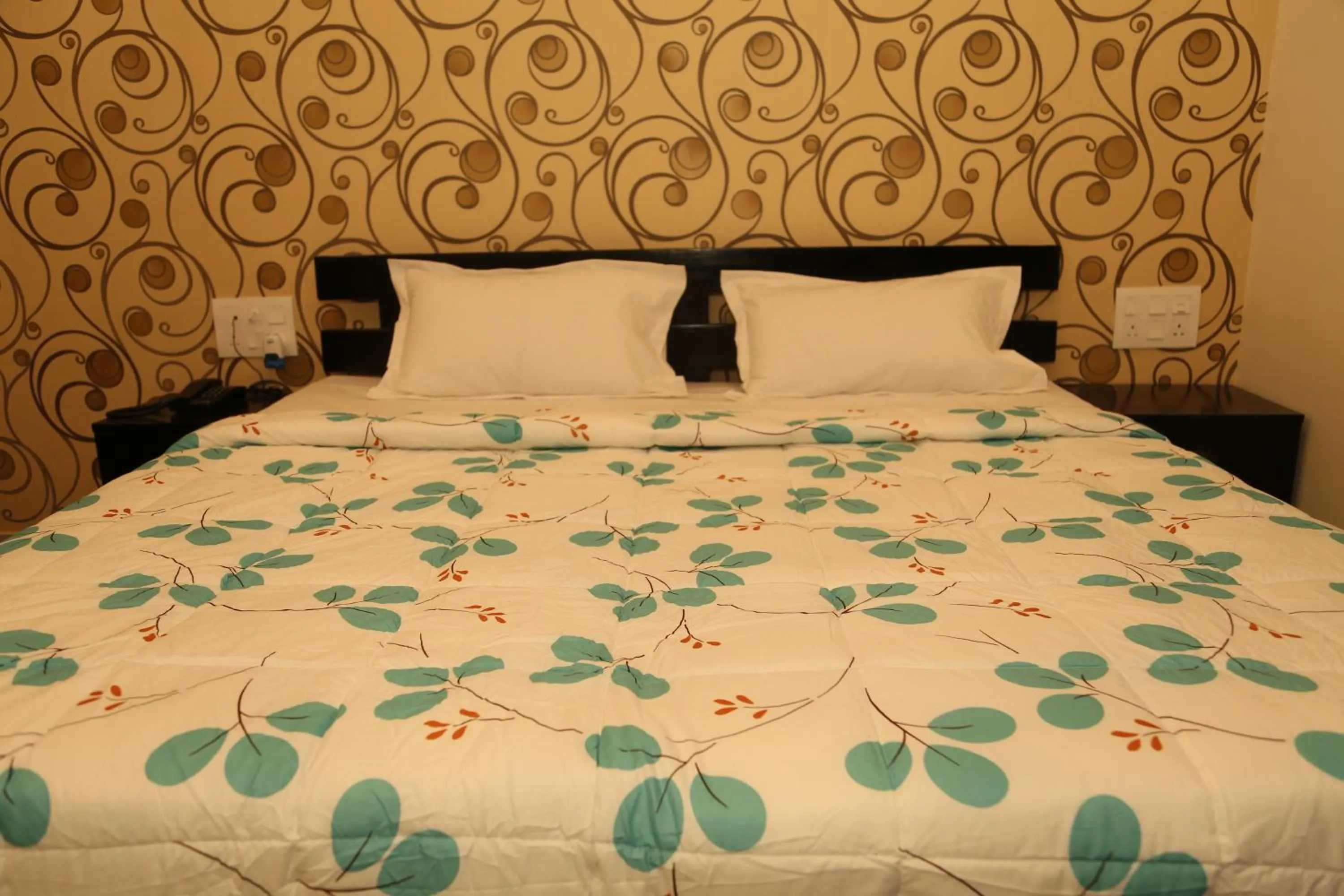 Bedroom, Bed in Om Heritage Haveli