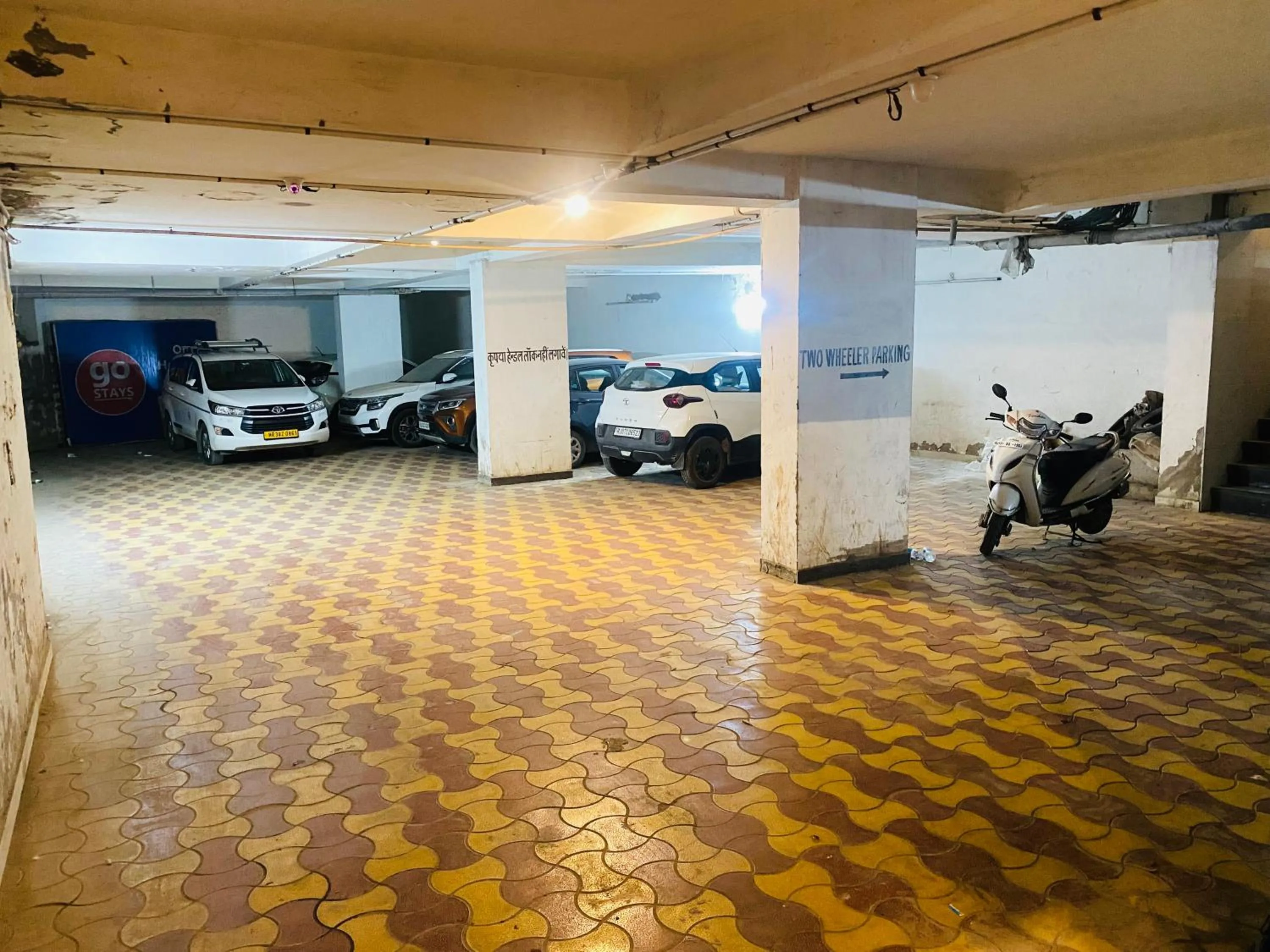 Parking in Om Heritage Haveli