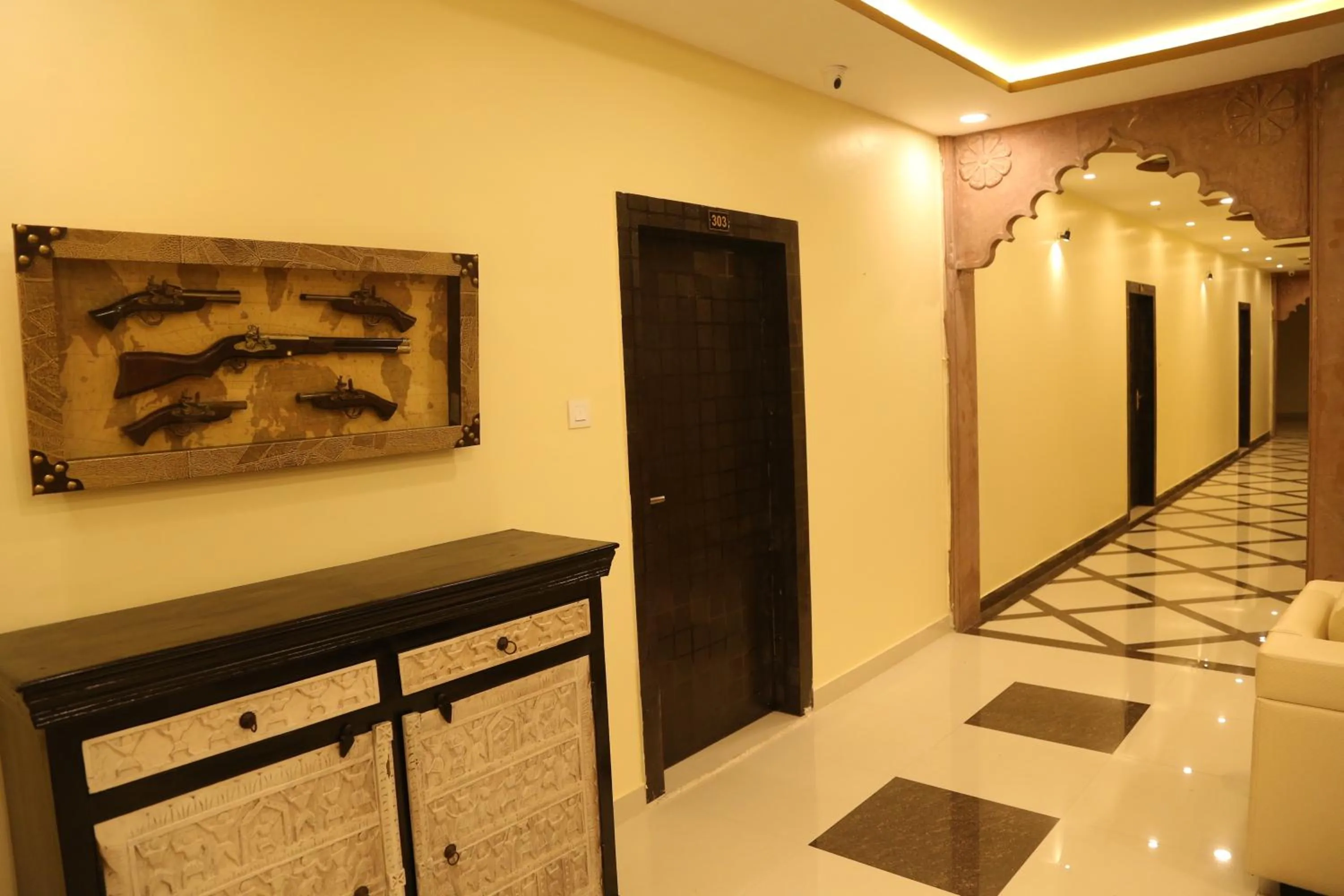 Balcony/Terrace in Om Heritage Haveli