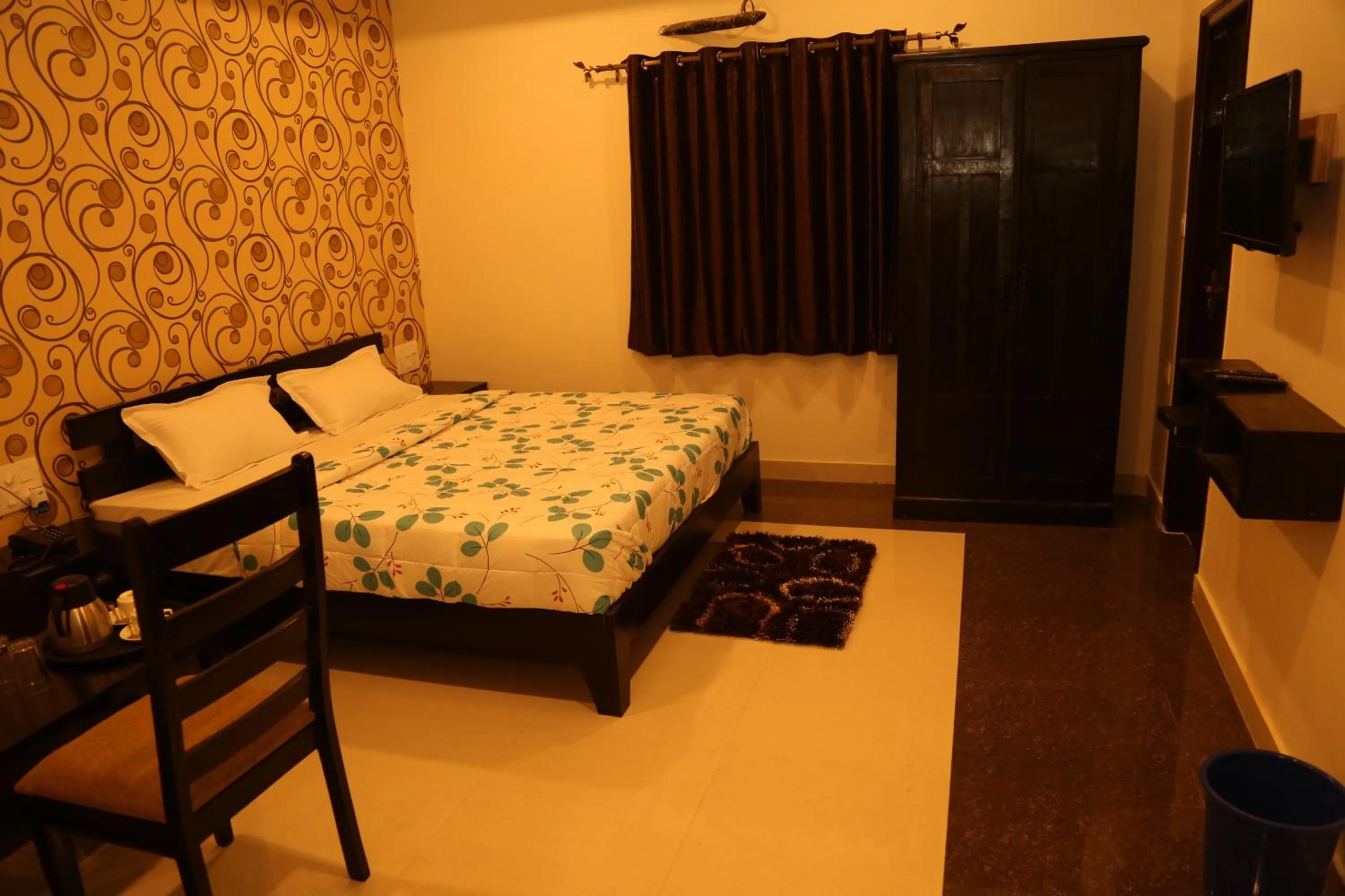 Bedroom, Bed in Om Heritage Haveli