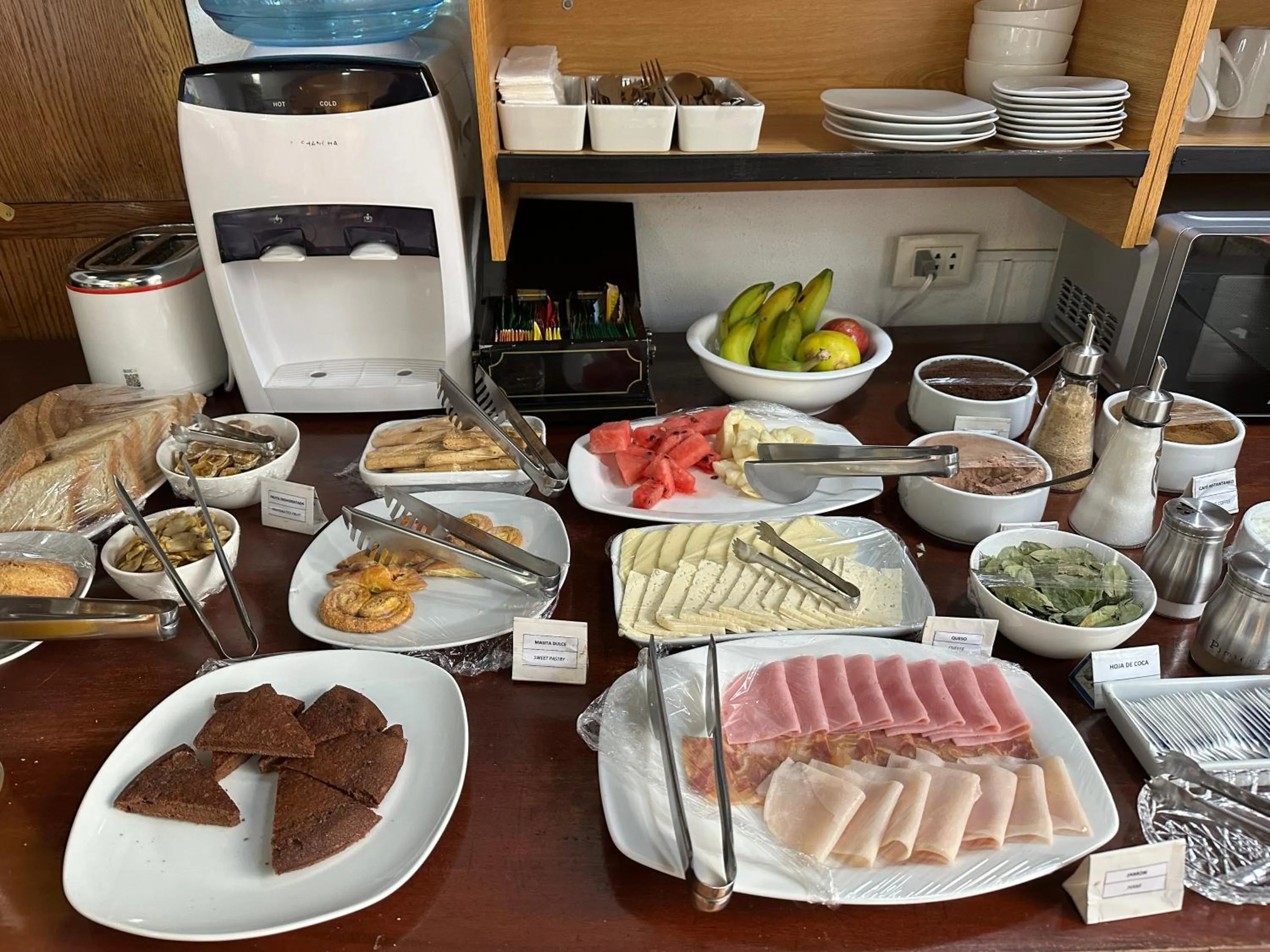 Buffet breakfast in El Museo Hotel Boutique