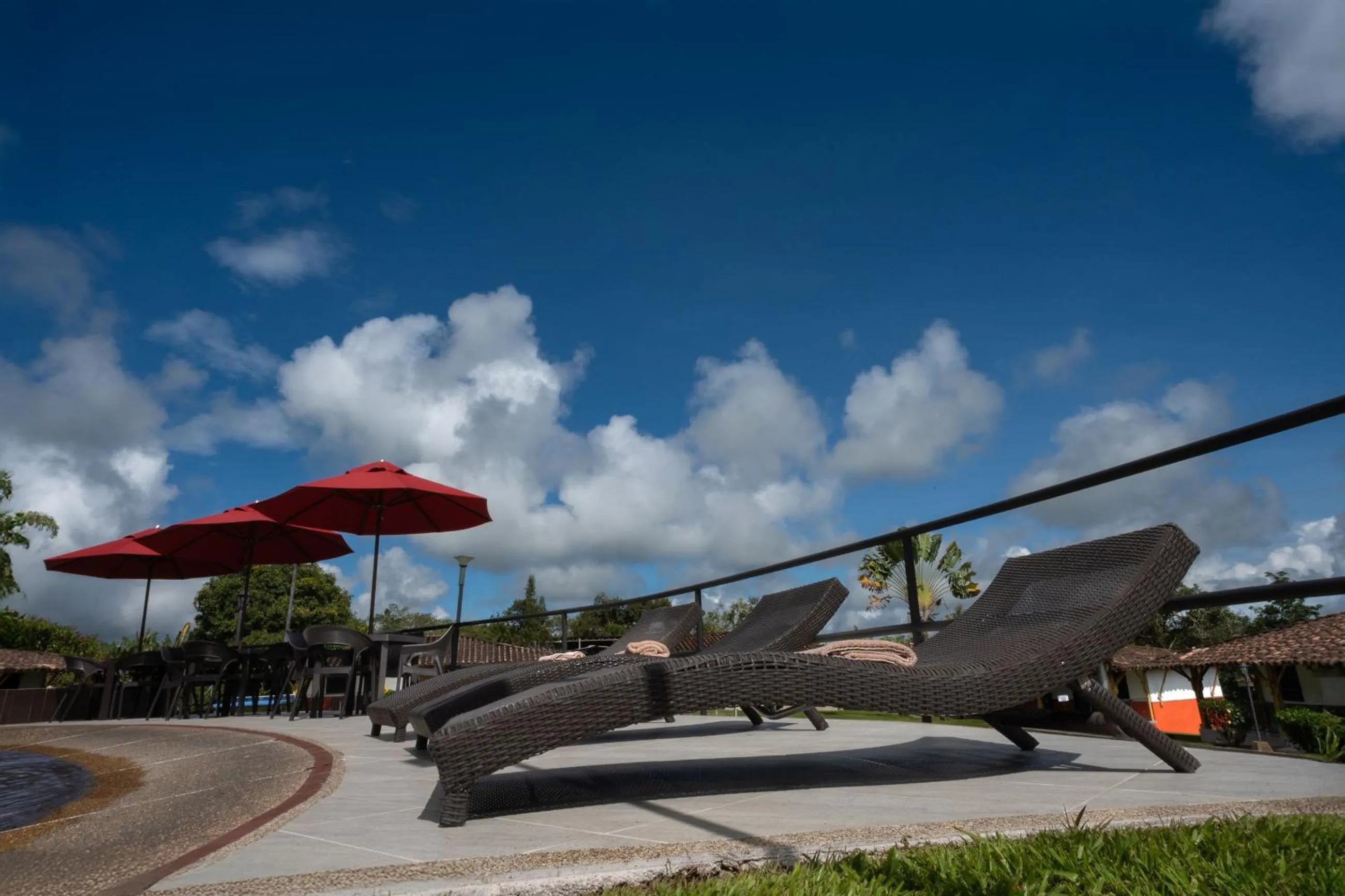 Swimming pool in Hotel Campestre Montecarlo