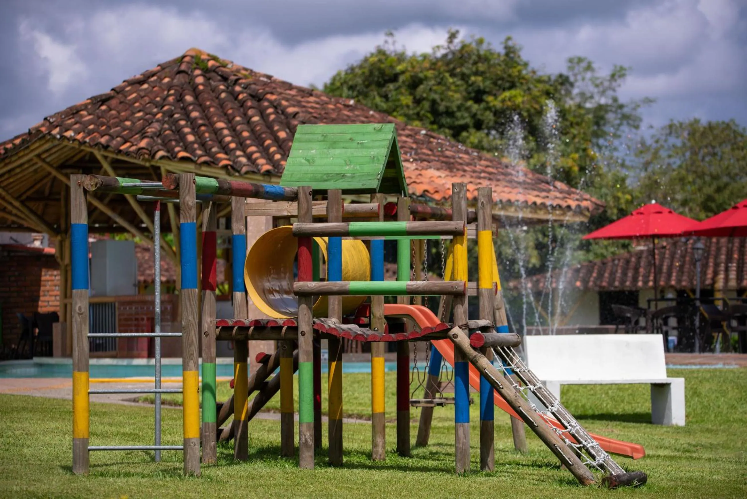 Children play ground in Hotel Campestre Montecarlo