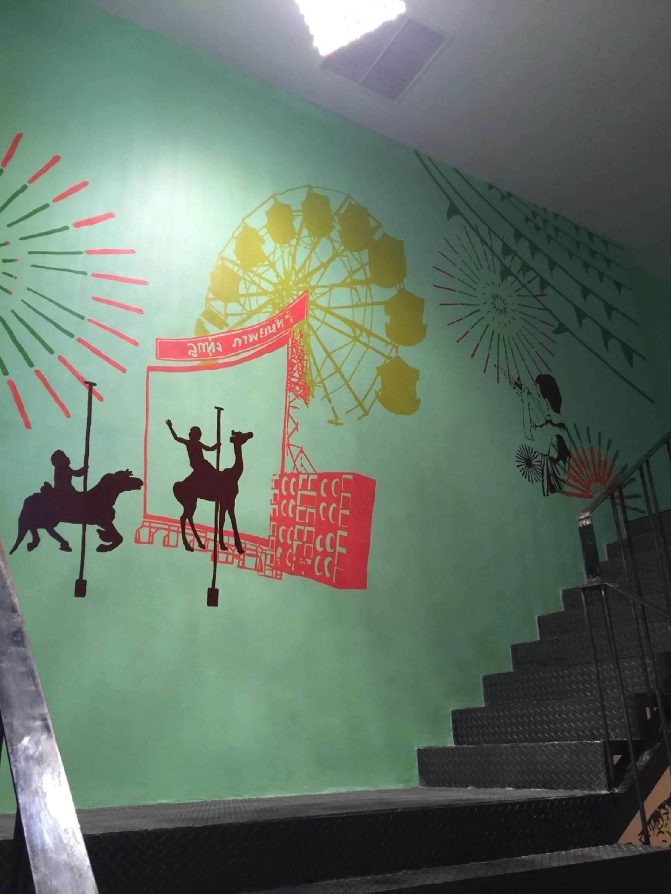 Decorative detail in Bed@Town Hostel