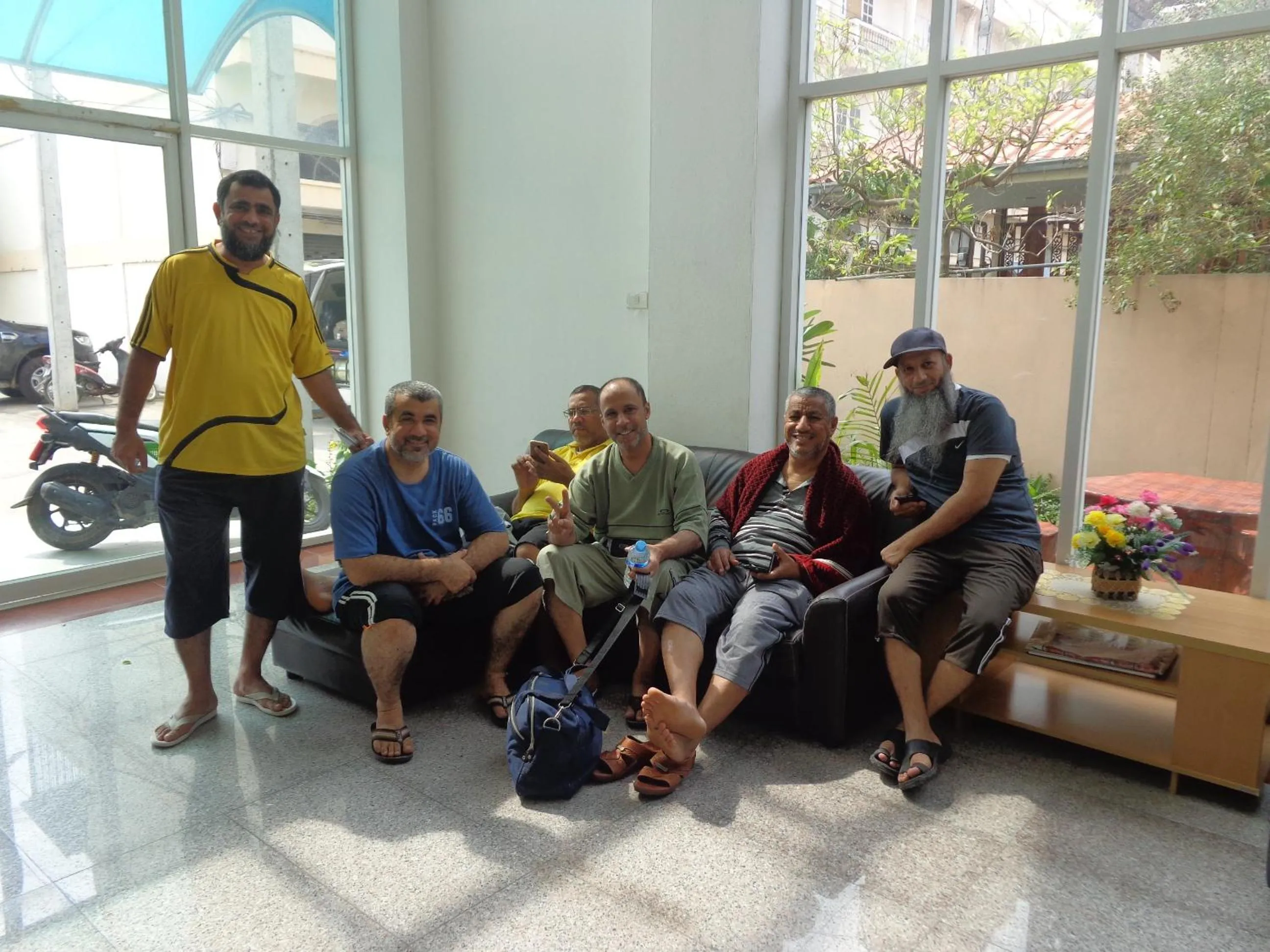 group of guests in A&S Residence Kanchanaburi