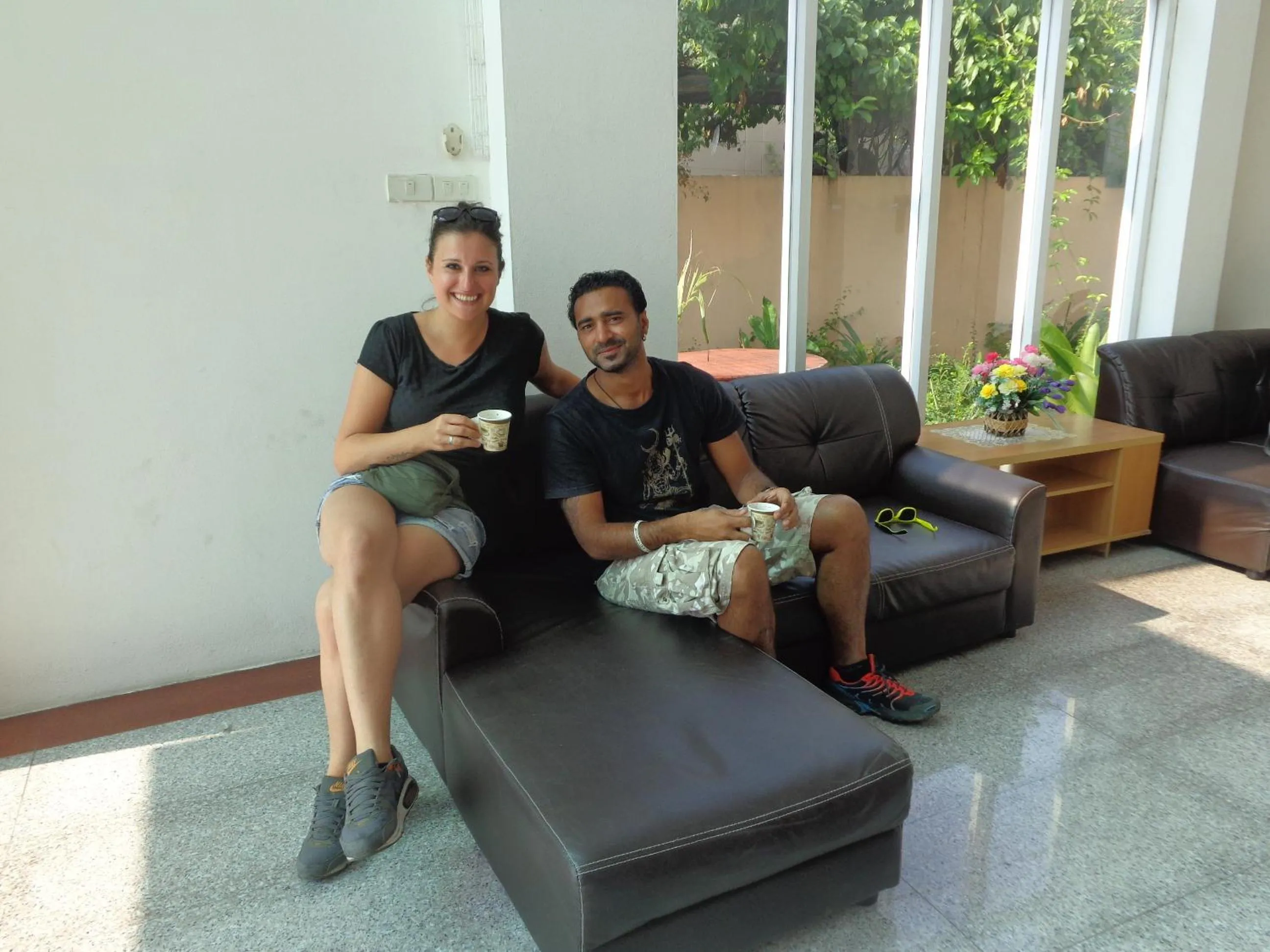 group of guests in A&S Residence Kanchanaburi
