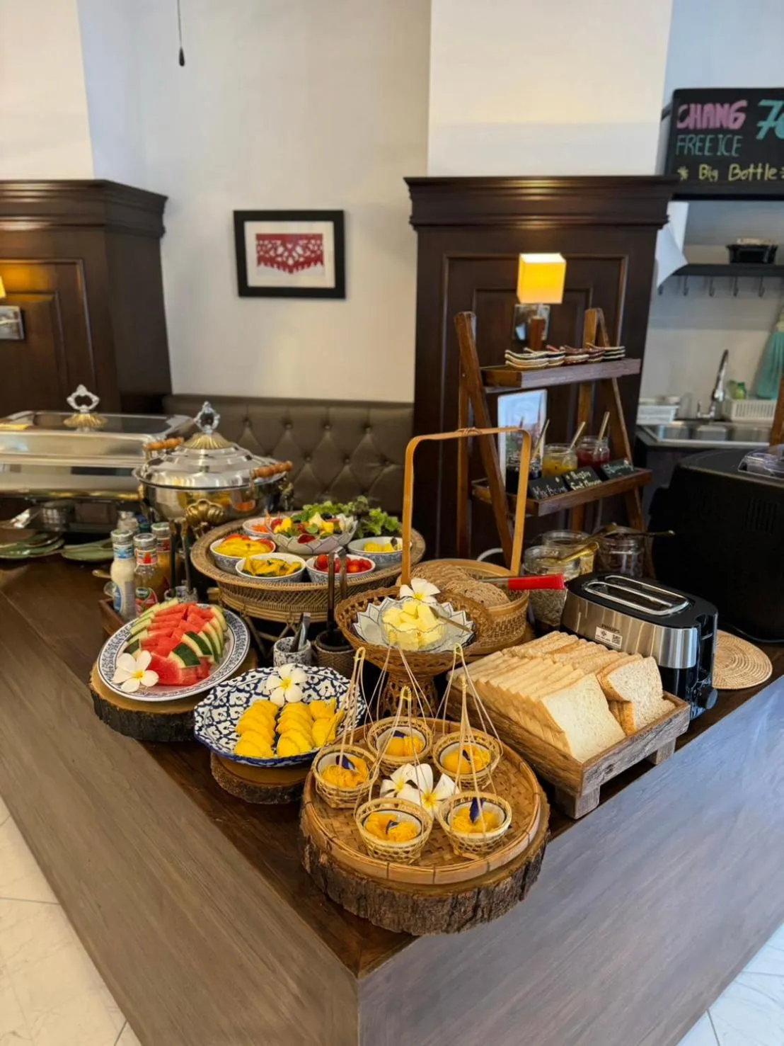 Breakfast in WUA LAI Boutique Hotel Chiang Mai