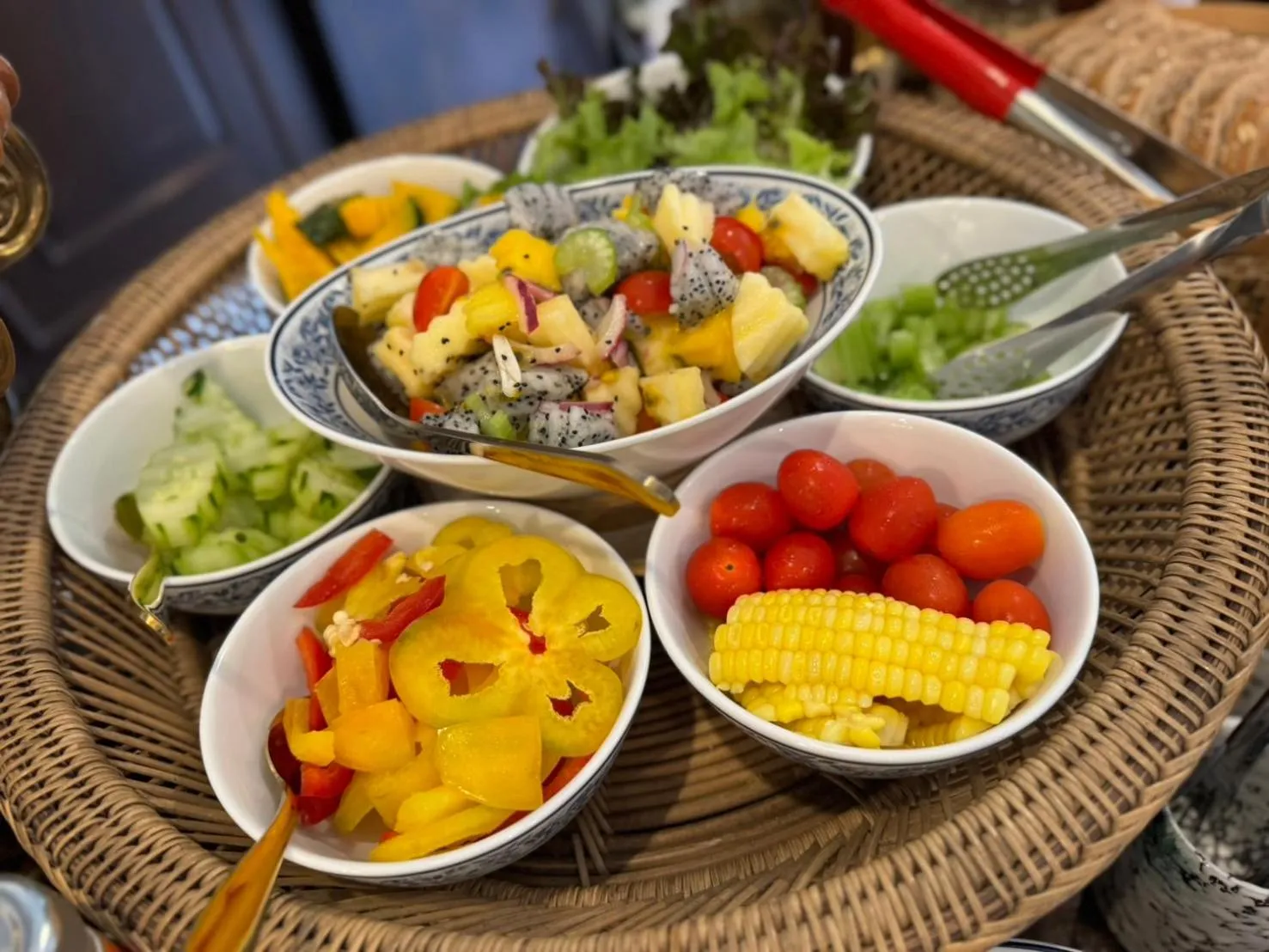 Buffet breakfast in WUA LAI Boutique Hotel Chiang Mai