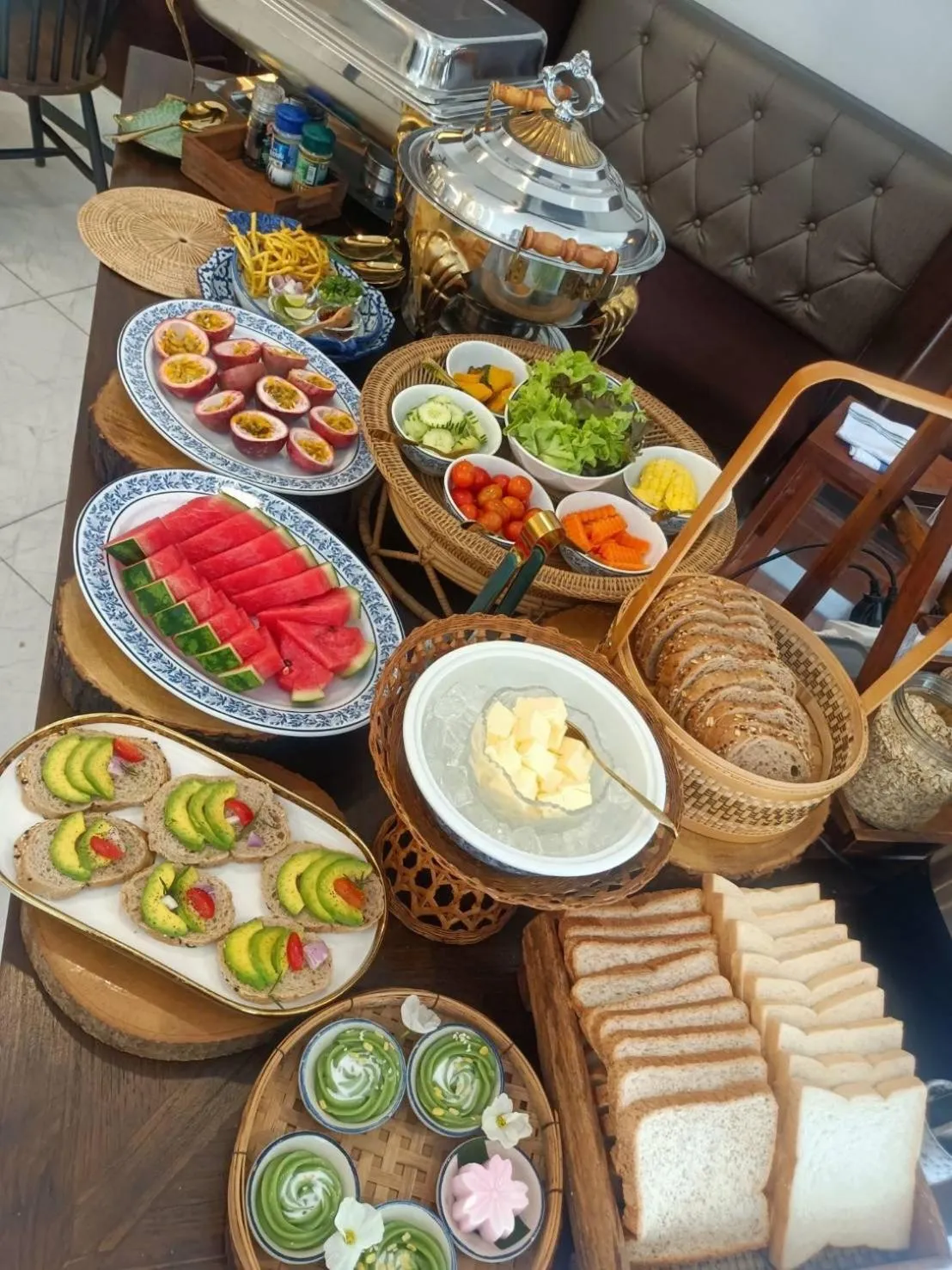 Buffet breakfast in WUA LAI Boutique Hotel Chiang Mai