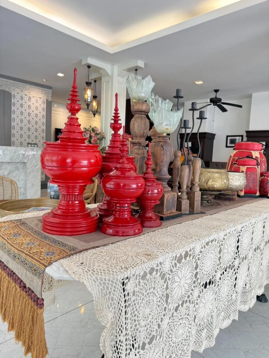 Decorative detail in WUA LAI Boutique Hotel Chiang Mai