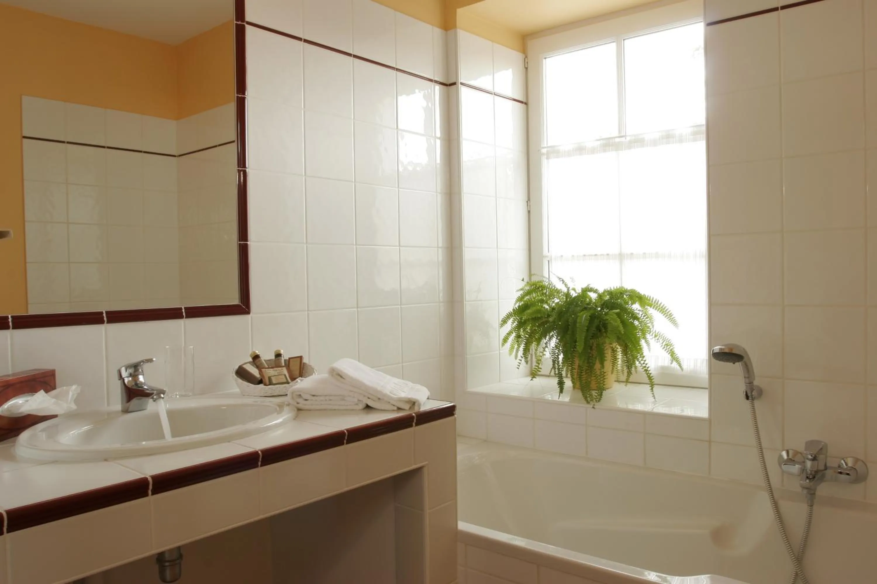 Shower in Hôtel Le Clos